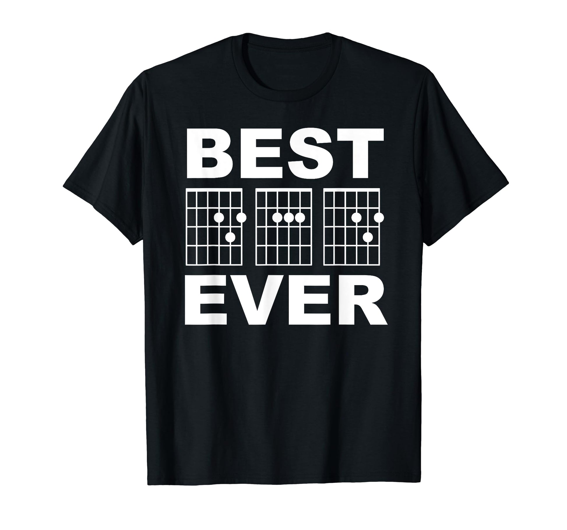Mens Best Dad Ever Guitar Chords Musician T-Shirt - Unique Graphic Unisex - T-Shirt, Sweatshirt, Hoodie