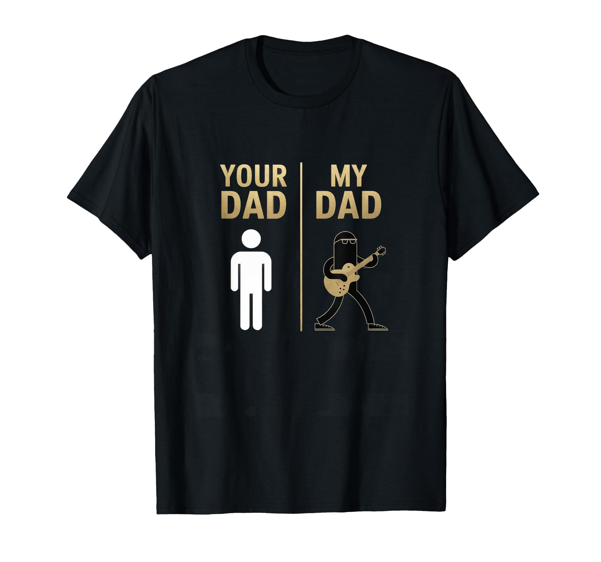 Guitar Dad Proud Dad Fathers Day T-Shirt - Casual Everyday Wear Men Women - T-Shirt, Sweatshirt, Hoodie