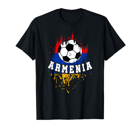 Armenia Soccer Armenian Football Armenia T-Shirt - Custom Art Print Unisex - T-Shirt, Sweatshirt, Hoodie