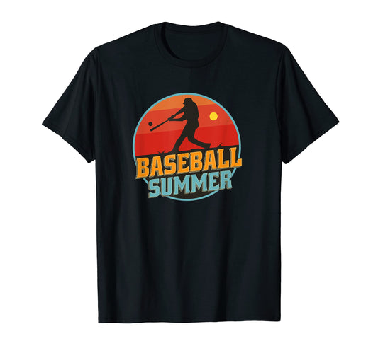 Baseball Summer Motivational Baseball T-Shirt - Minimalist Print Unisex - T-Shirt, Sweatshirt, Hoodie