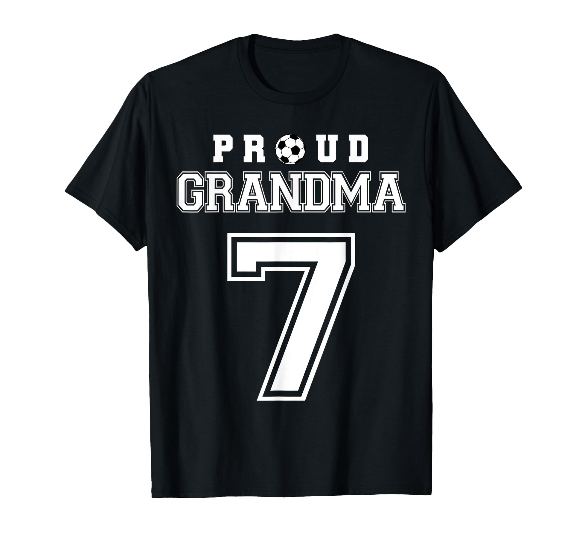 Number 7 Custom Proud Soccer Futbol T-Shirt - Custom Art Print Unisex - T-Shirt, Sweatshirt, Hoodie