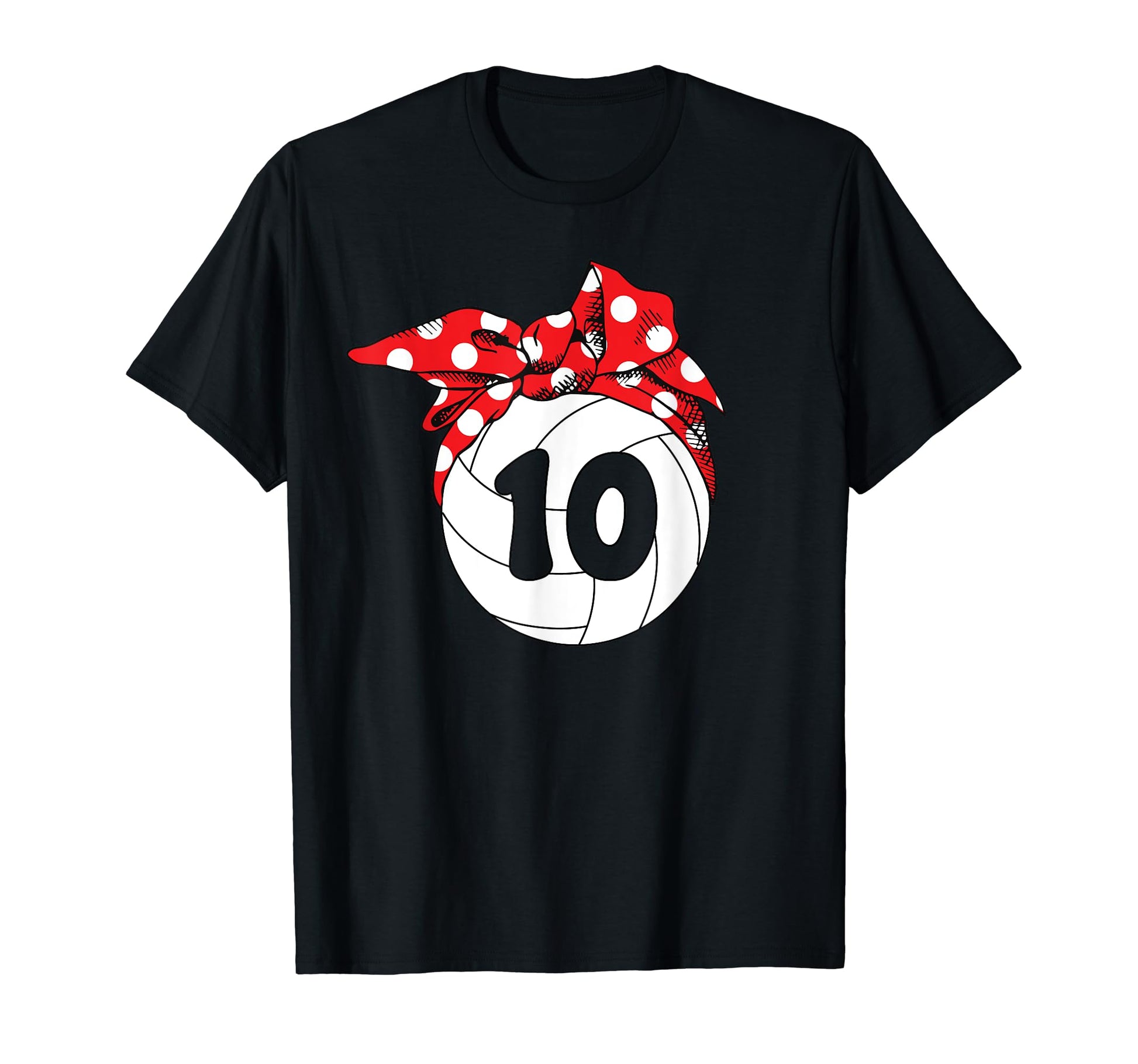 Groovy Volleyball Player Number 10 T-Shirt - Fun Novelty Design Men Women - T-Shirt, Sweatshirt, Hoodie