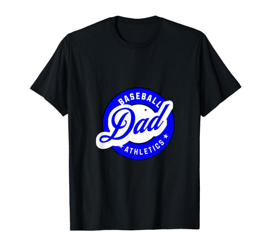 Baseball Dad Athletics Dad Who T-Shirt - Fun Novelty Design for Adults - T-Shirt, Sweatshirt, Hoodie