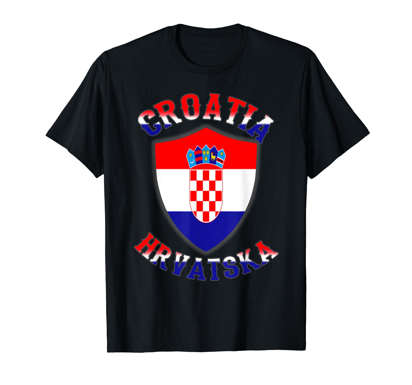 Croatia Soccer Football Croatian Flag T-Shirt - Streetwear Style Unisex - T-Shirt, Sweatshirt, Hoodie