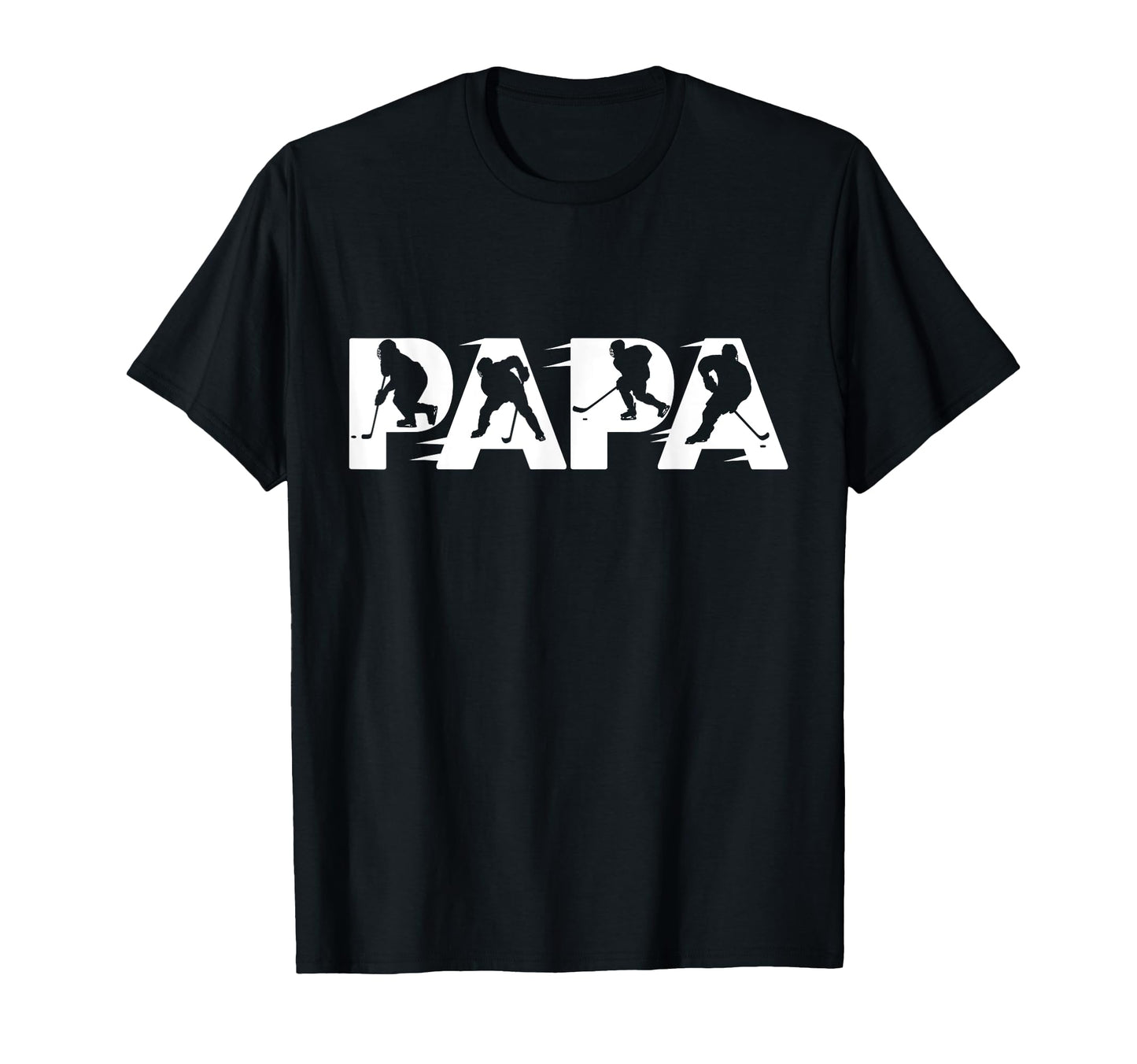 Ice Hockey Papa Hockey Dad T-Shirt - Novelty Apparel for Adults - T-Shirt, Sweatshirt, Hoodie