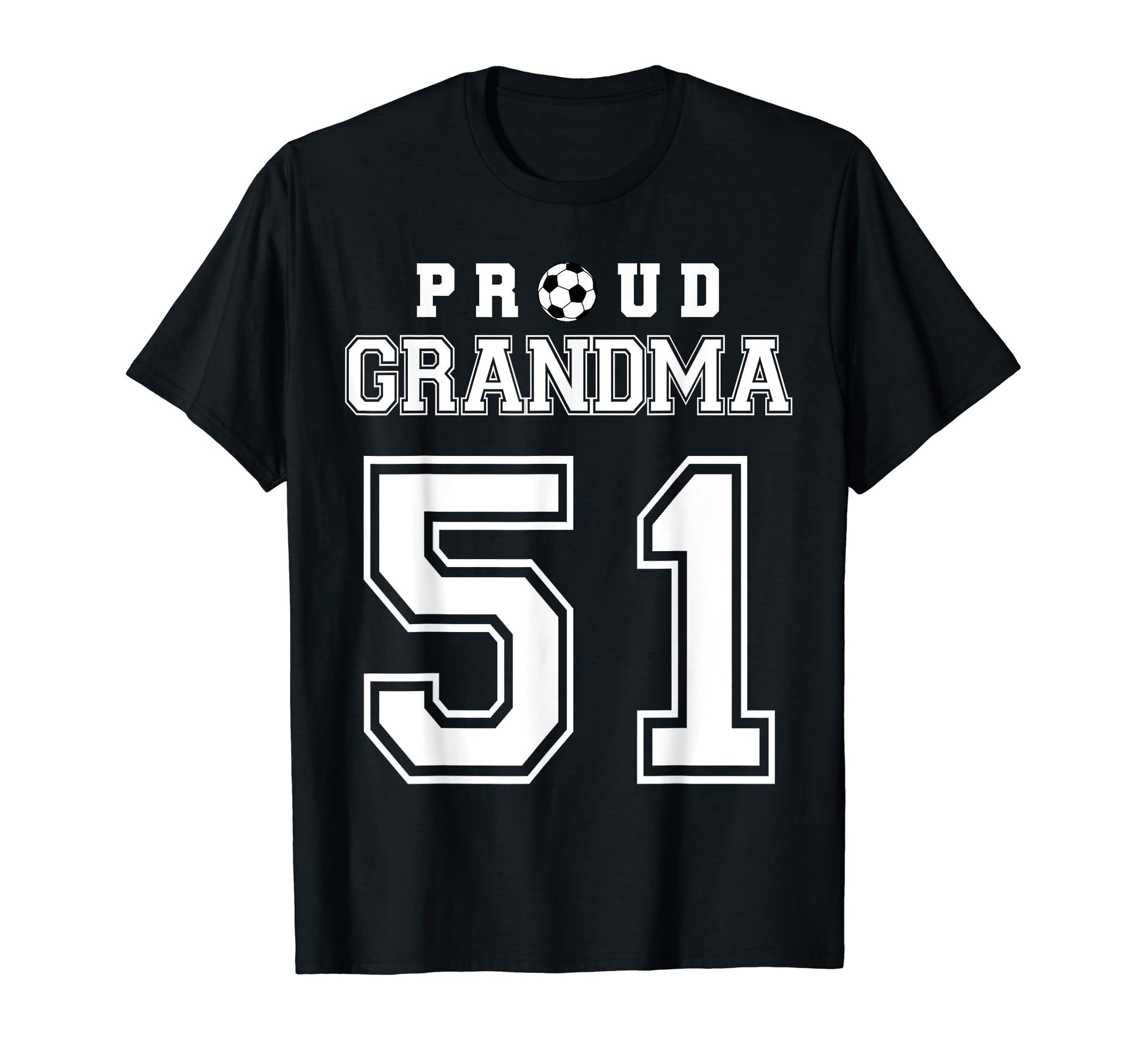 Number 51 Custom Proud Soccer Futbol T-Shirt - Fun Novelty Design Unisex - T-Shirt, Sweatshirt, Hoodie