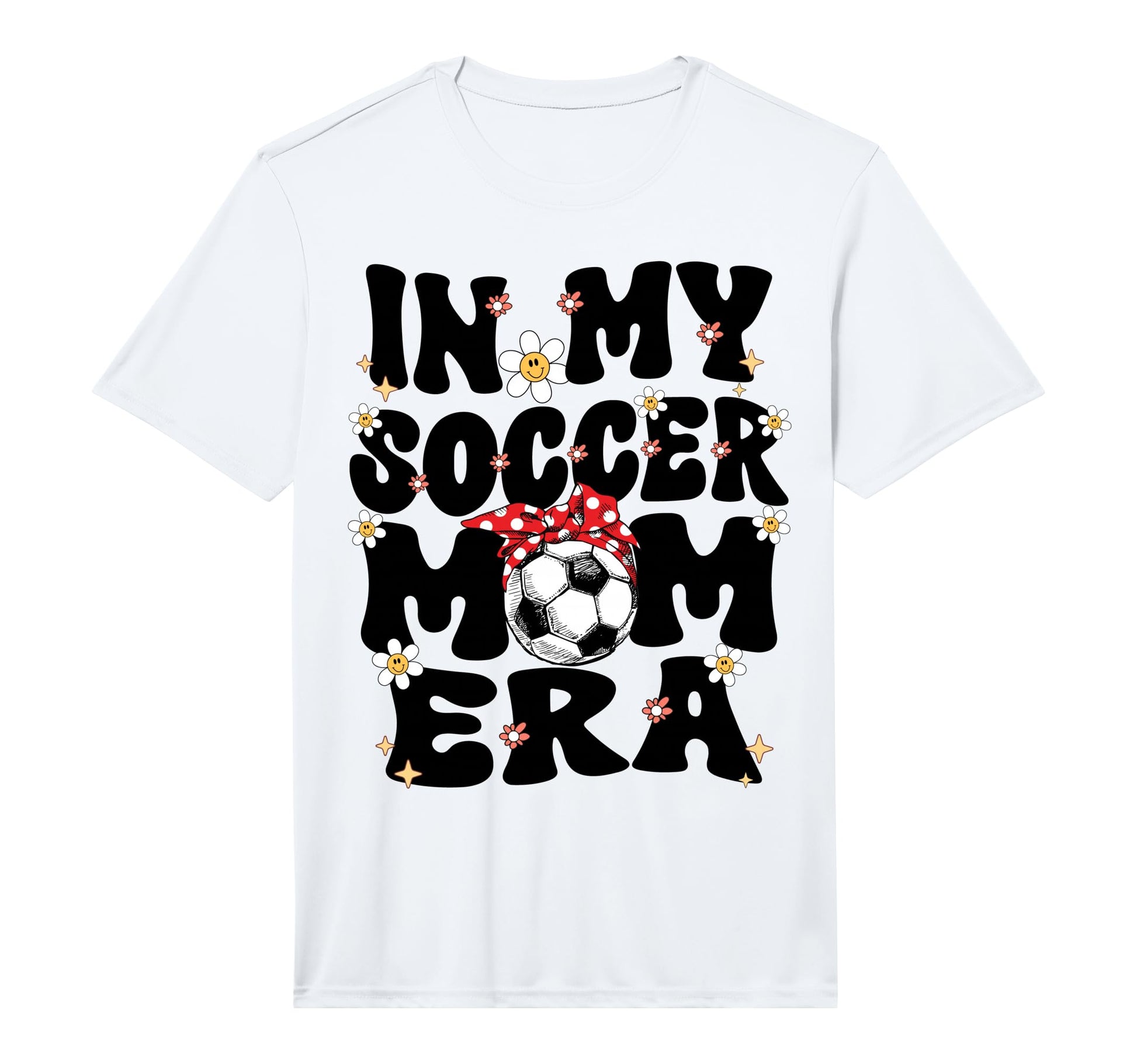 My Soccer Mom Era Groovy Soccer Mom Life T-Shirt - Graphic Print Unisex - T-Shirt, Sweatshirt, Hoodie