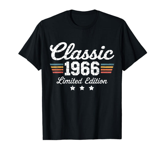 1966 60Th Birthday 60 Years Old Bday T-Shirt - Unique Graphic for Adults - T-Shirt, Sweatshirt, Hoodie