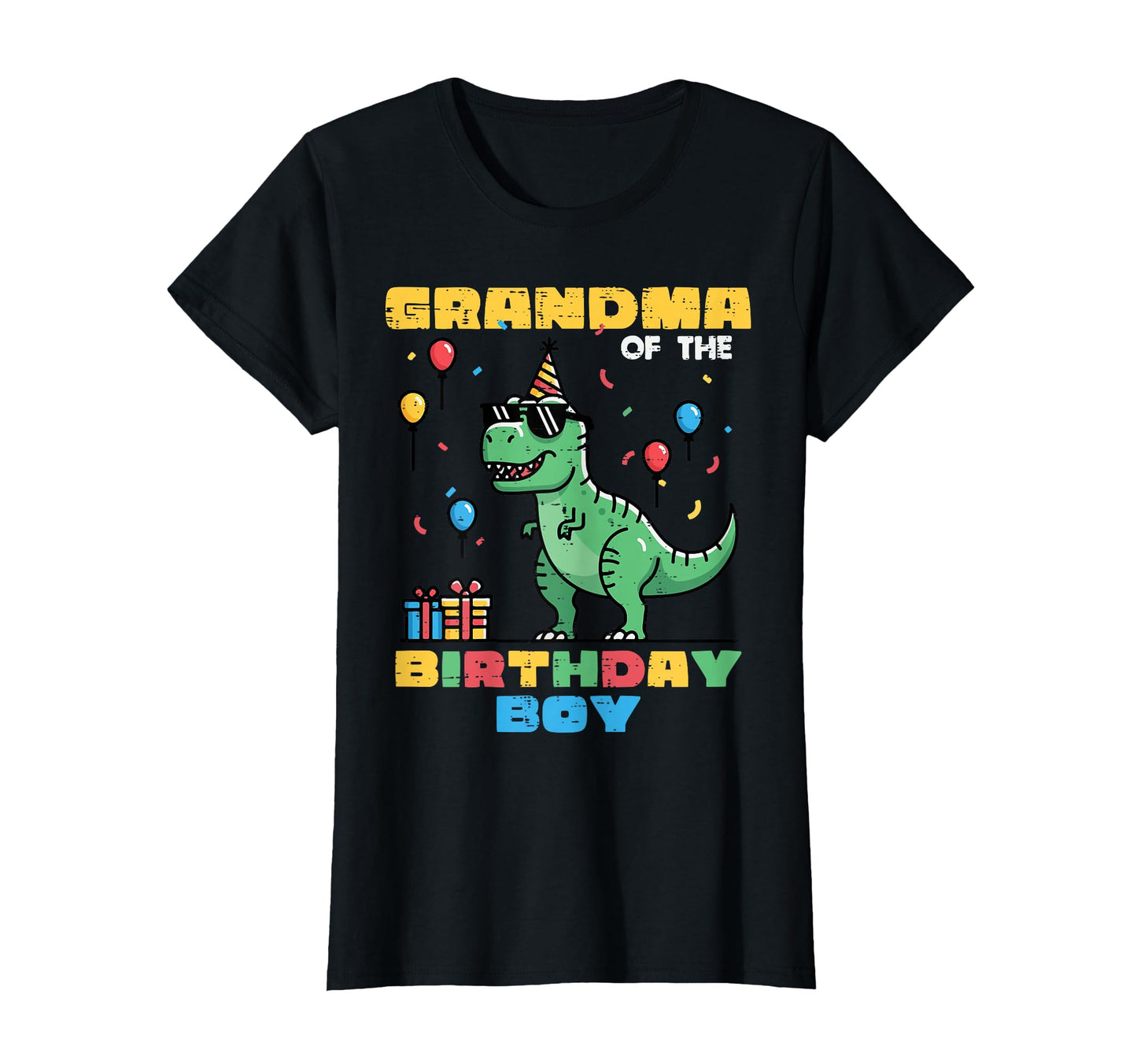 Grandma Birthday Trex Dino Party T-Shirt - Streetwear Style Men Women - T-Shirt, Sweatshirt, Hoodie