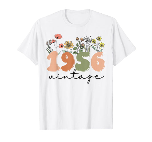 70 Years Old 1956 70Th Birthday T-Shirt - Graphic Print Men Women - T-Shirt, Sweatshirt, Hoodie