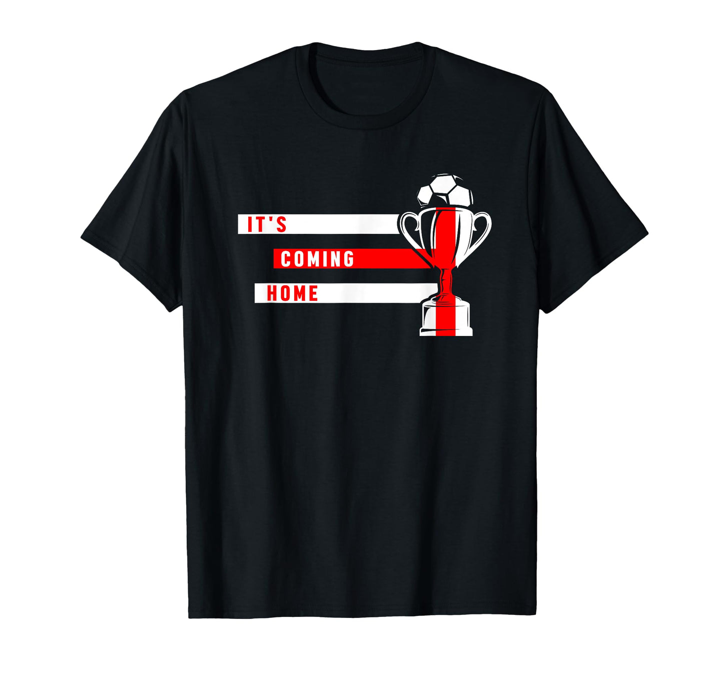 Coming Home Football Player England Flag T-Shirt - Custom Art Print Unisex - T-Shirt, Sweatshirt, Hoodie