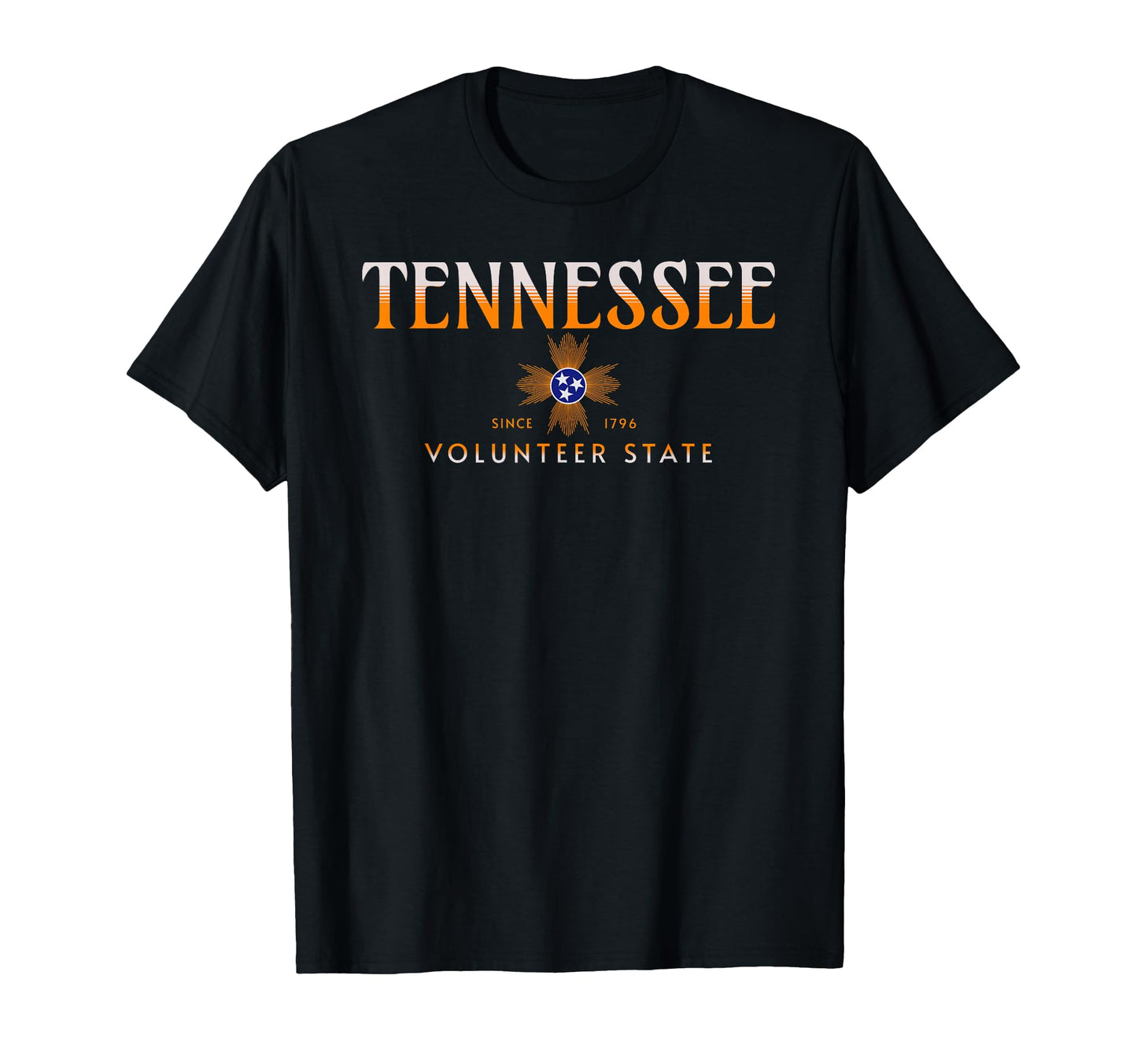 Tennessee Tn State Flag Tri Star Tn T-Shirt - Aesthetic Graphic for Adults - T-Shirt, Sweatshirt, Hoodie
