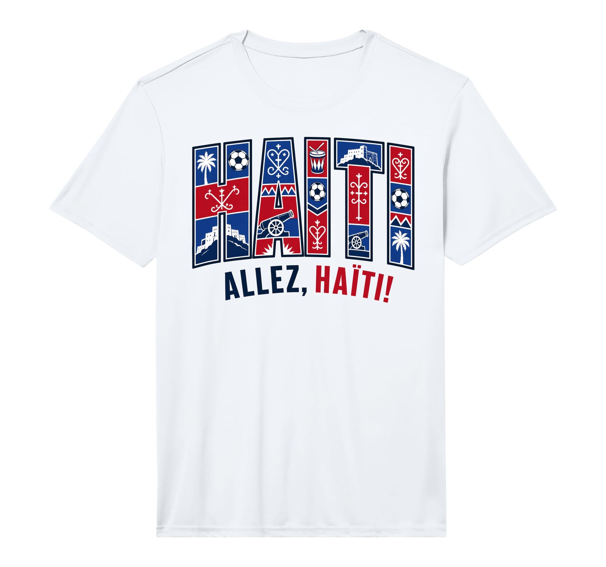 Haiti Soccer 2026 Haitian Fans T-Shirt - Minimalist Print for Adults - T-Shirt, Sweatshirt, Hoodie