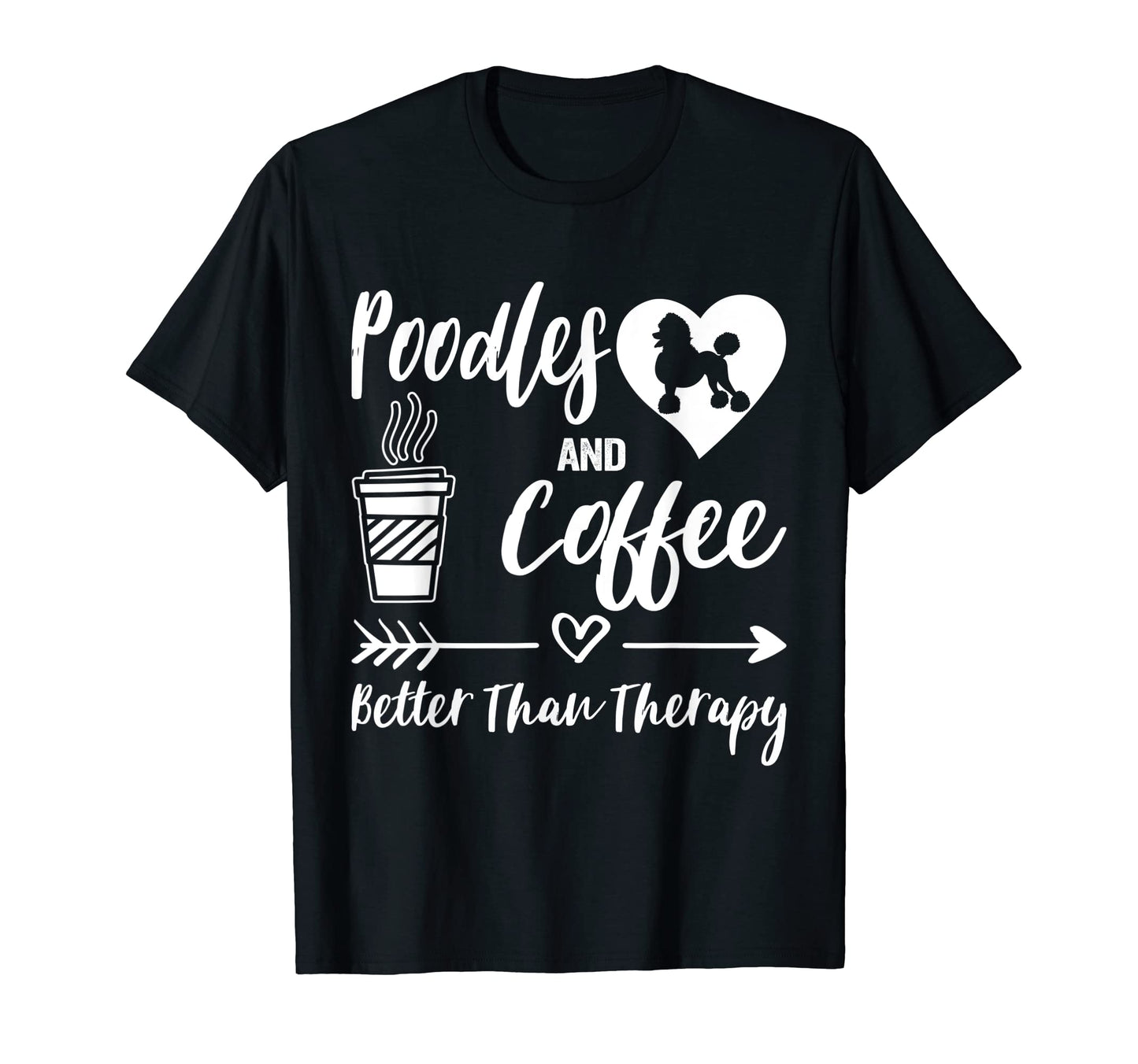 Poodle And Coffee Poodle Mom Poodle Dad T-Shirt - Trendy Graphic Men Women - T-Shirt, Sweatshirt, Hoodie