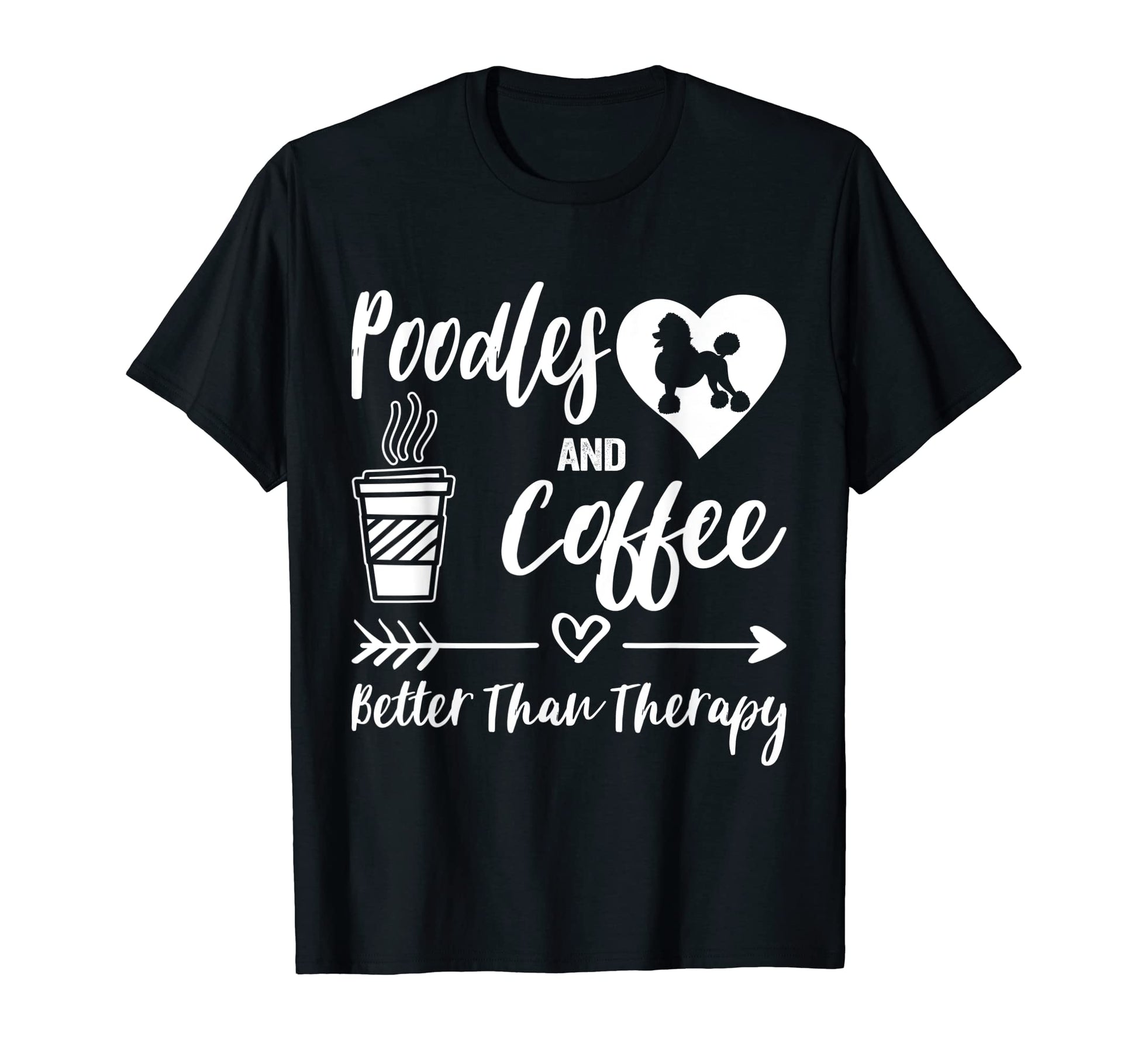 Poodle And Coffee Poodle Mom Poodle Dad T-Shirt - Trendy Graphic Men Women - T-Shirt, Sweatshirt, Hoodie