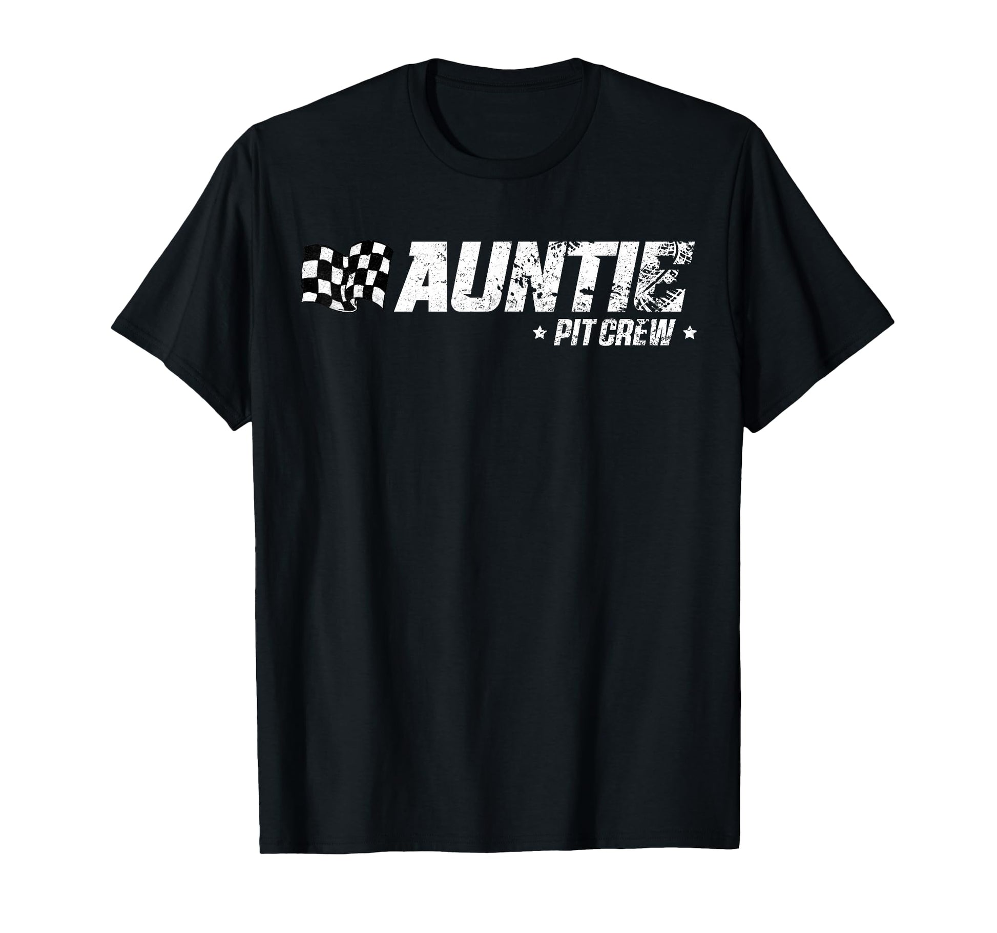 Auntie Pit Crew Race Car Birthday Family T-Shirt - Graphic Print Men Women - T-Shirt, Sweatshirt, Hoodie
