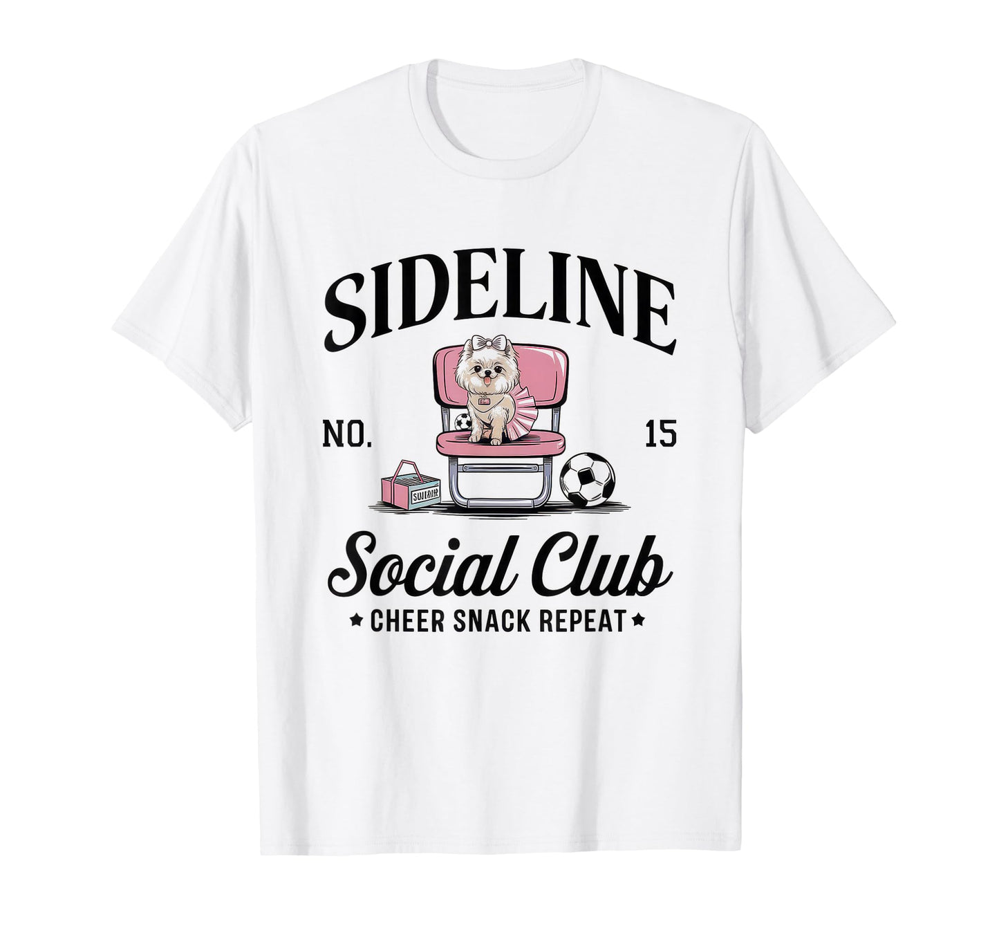 Sideline Social Club Soccer Mom Game Day T-Shirt - Minimalist Print Unisex - T-Shirt, Sweatshirt, Hoodie