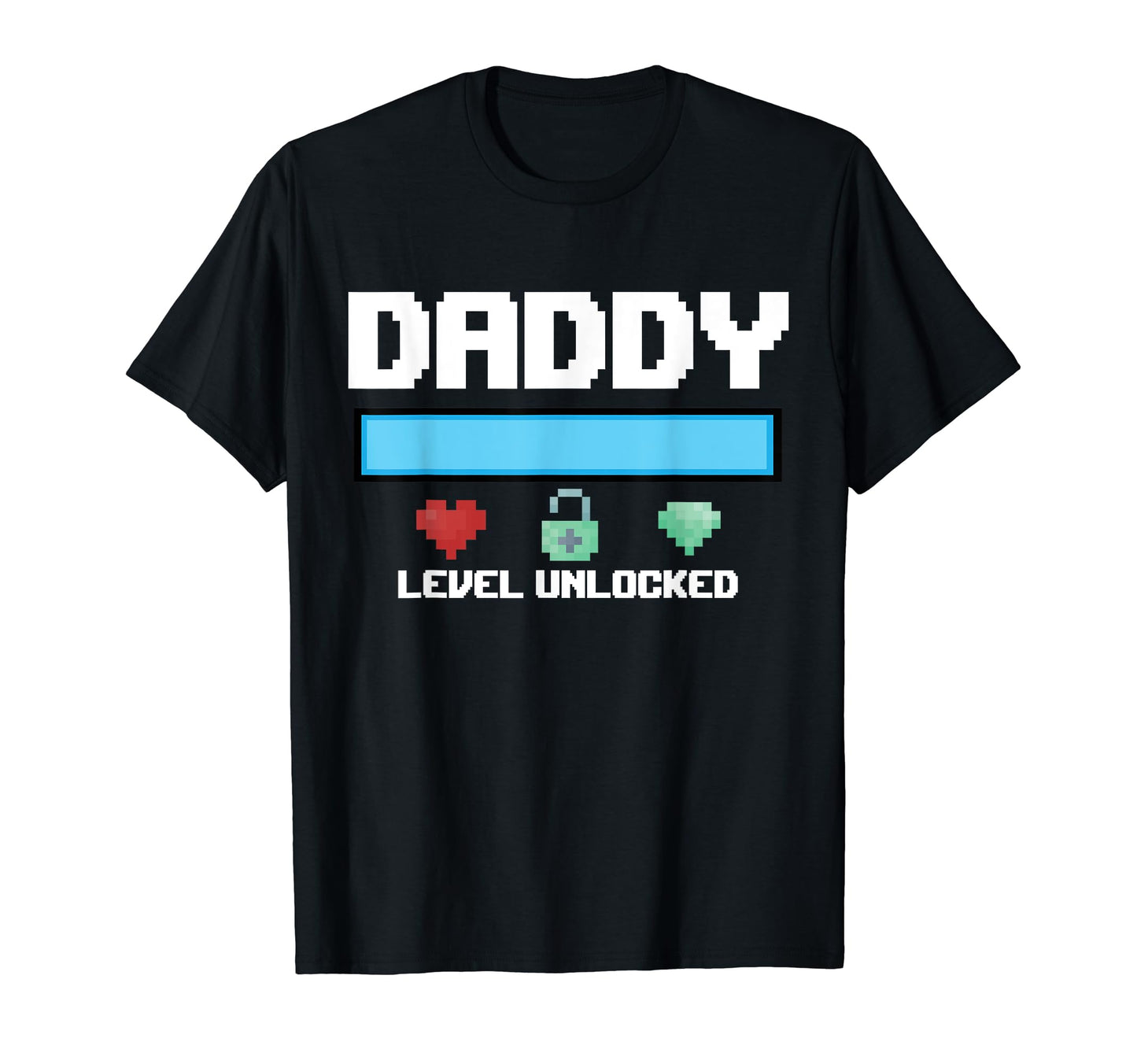 Daddy Level Unlocked New Dad Gamer T-Shirt - Unique Graphic for Adults - T-Shirt, Sweatshirt, Hoodie