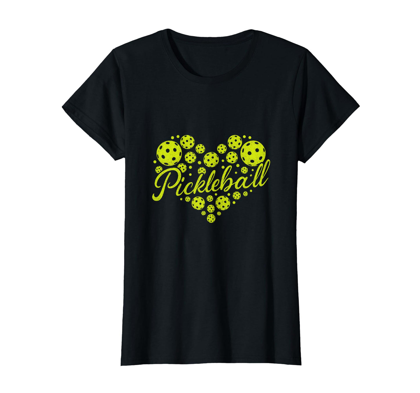 Pickleball Lovers Heart Ball T-Shirt - Fun Novelty Design Unisex - T-Shirt, Sweatshirt, Hoodie