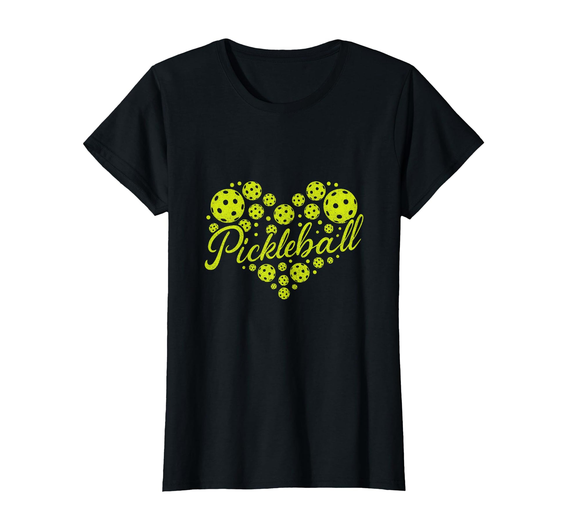 Pickleball Lovers Heart Ball T-Shirt - Fun Novelty Design Unisex - T-Shirt, Sweatshirt, Hoodie