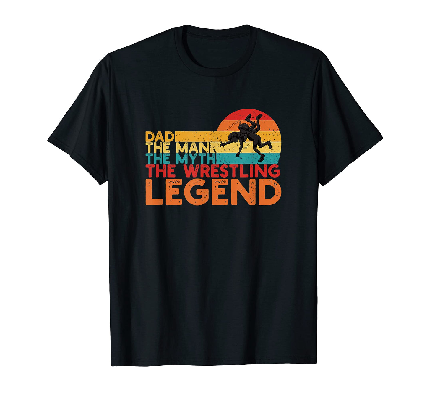 Dad Myth Wrestling Legend T-Shirt - Aesthetic Graphic for Adults - T-Shirt, Sweatshirt, Hoodie