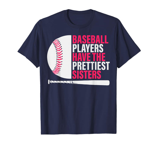 Baseball Sister Baseball Players T-Shirt - Custom Art Print for Adults - T-Shirt, Sweatshirt, Hoodie