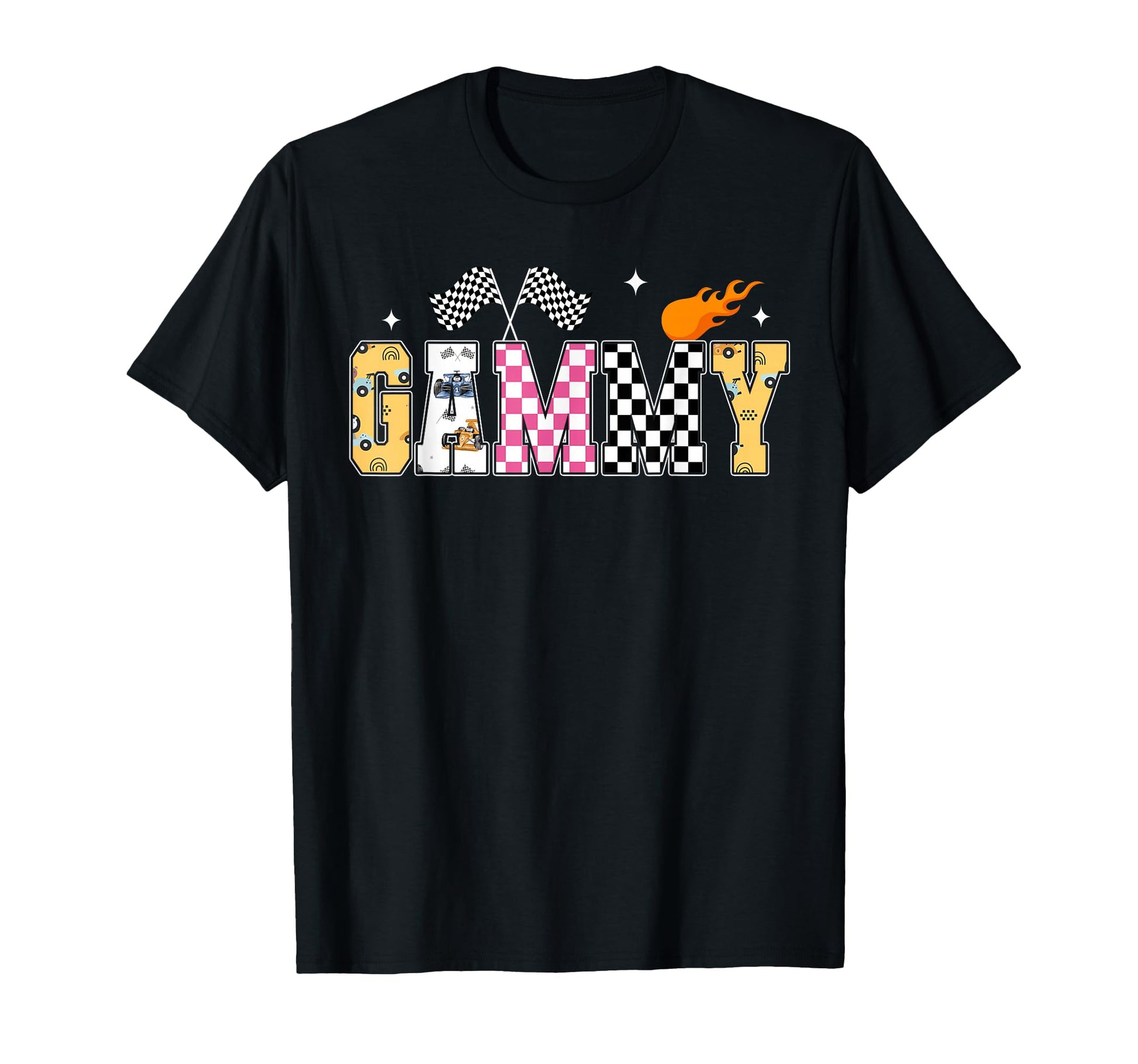 Gammy Pit Crew Racing Car Birthday T-Shirt - Graphic Print Men Women - T-Shirt, Sweatshirt, Hoodie