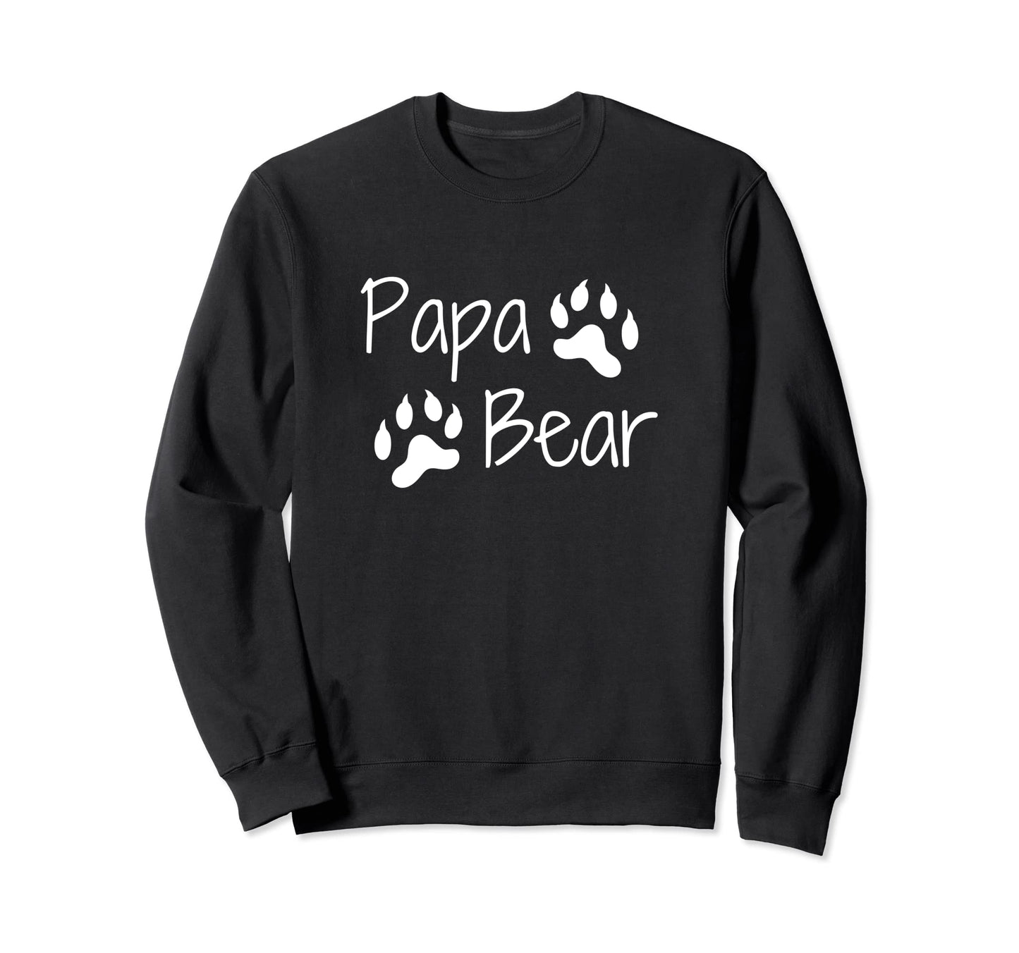 Papa Bear Fathers Day Gift Papa Sweatshirt - Minimalist Print for Adults - T-Shirt, Sweatshirt, Hoodie