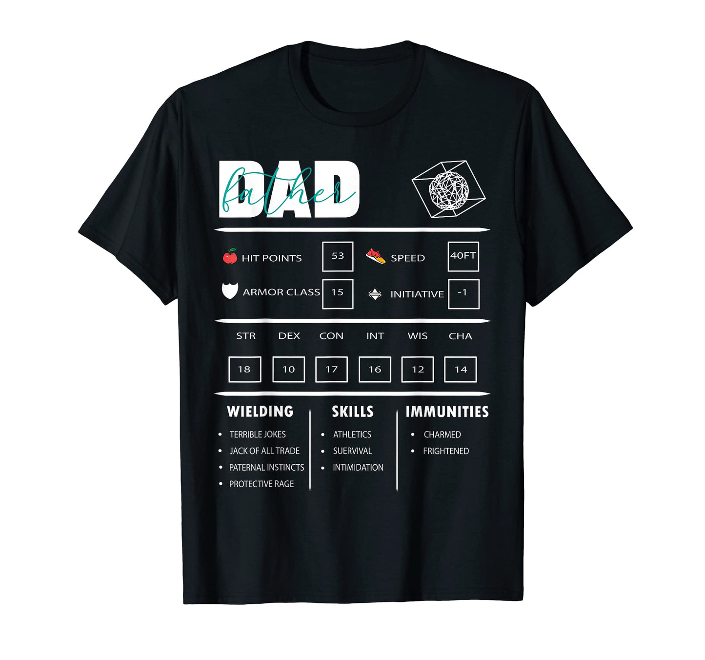 Mens Funny Facts Dad Funny Gamer Board T-Shirt - Novelty Apparel Men Women - T-Shirt, Sweatshirt, Hoodie