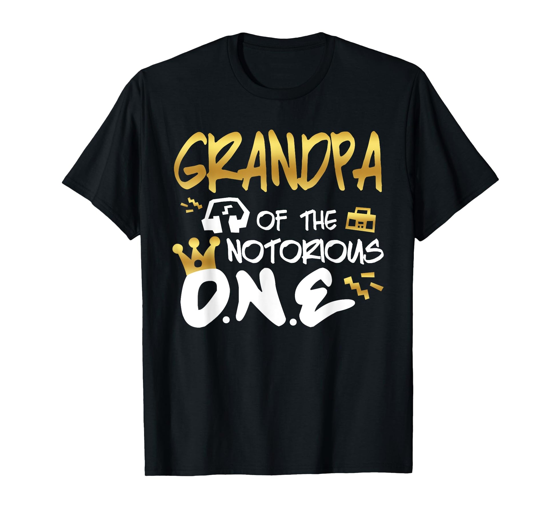 Grandpa Notorious One Old School 1St T-Shirt - Minimalist Print Men Women - T-Shirt, Sweatshirt, Hoodie