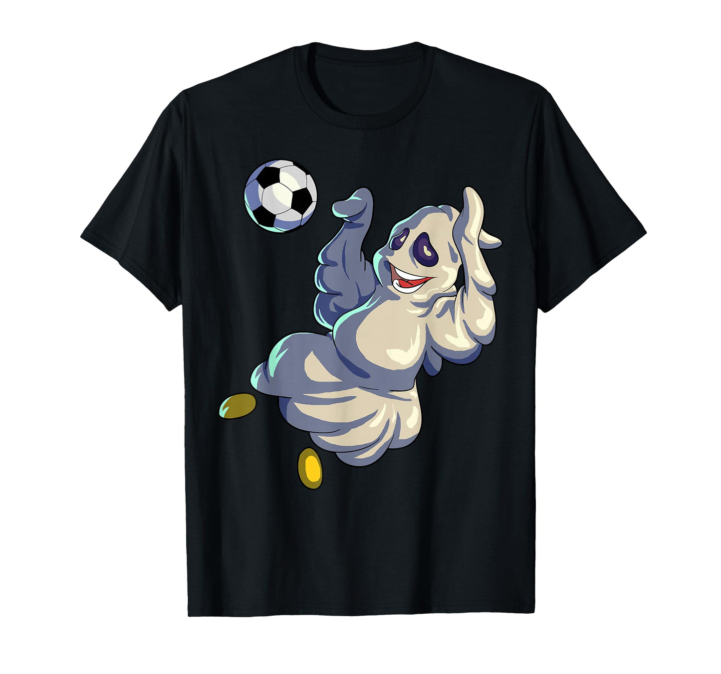 Soccer Ghost Halloween Soccer Halloween T-Shirt - Unique Graphic Unisex - T-Shirt, Sweatshirt, Hoodie