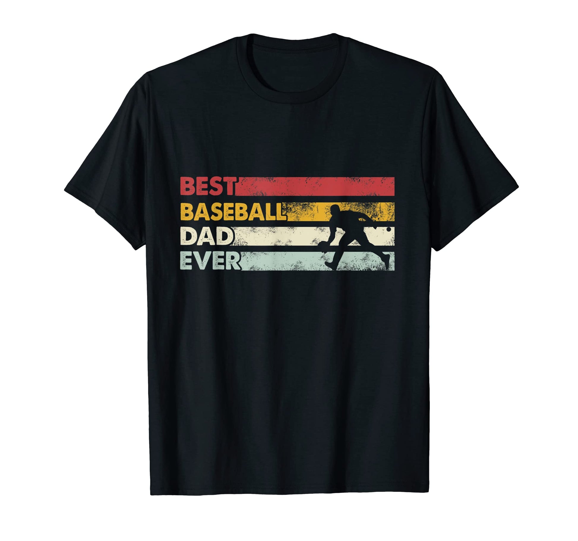 Best Dad Ever Father Baseball T-Shirt - Custom Art Print for Adults - T-Shirt, Sweatshirt, Hoodie