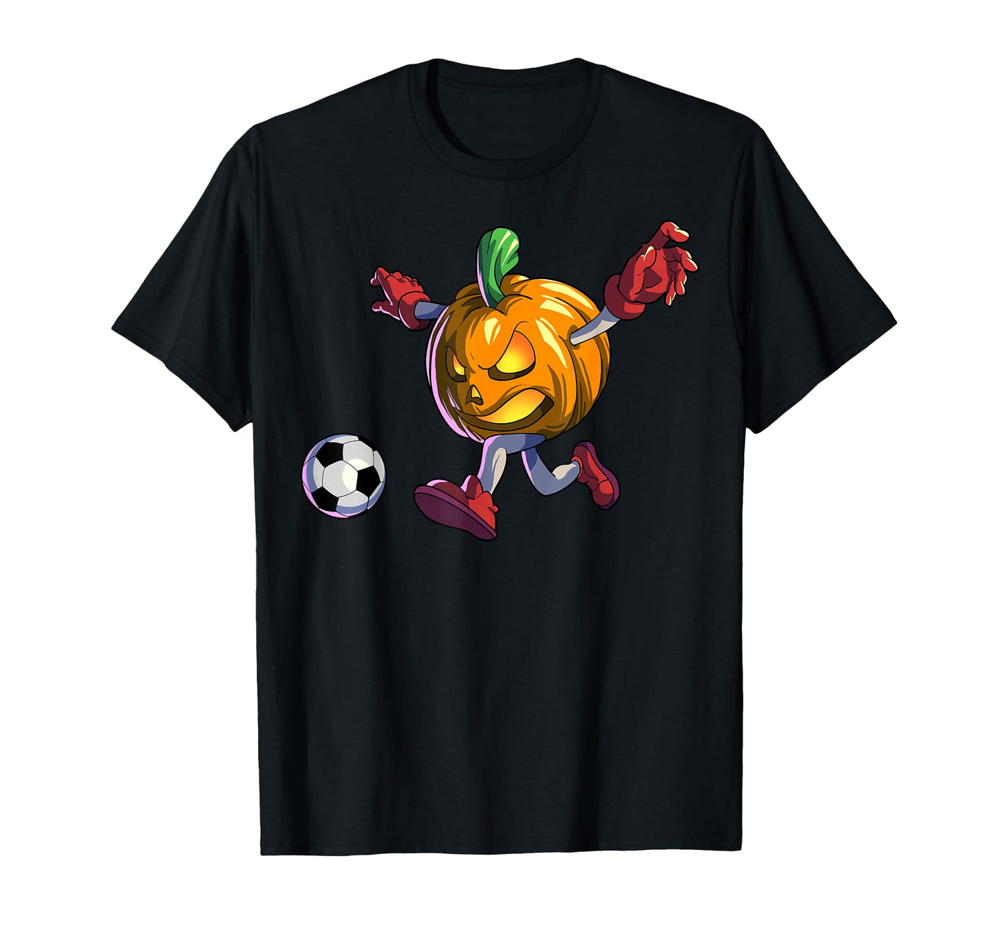 Soccer Pumpkin Halloween Soccer Halloween T-Shirt - Novelty Apparel Unisex - T-Shirt, Sweatshirt, Hoodie