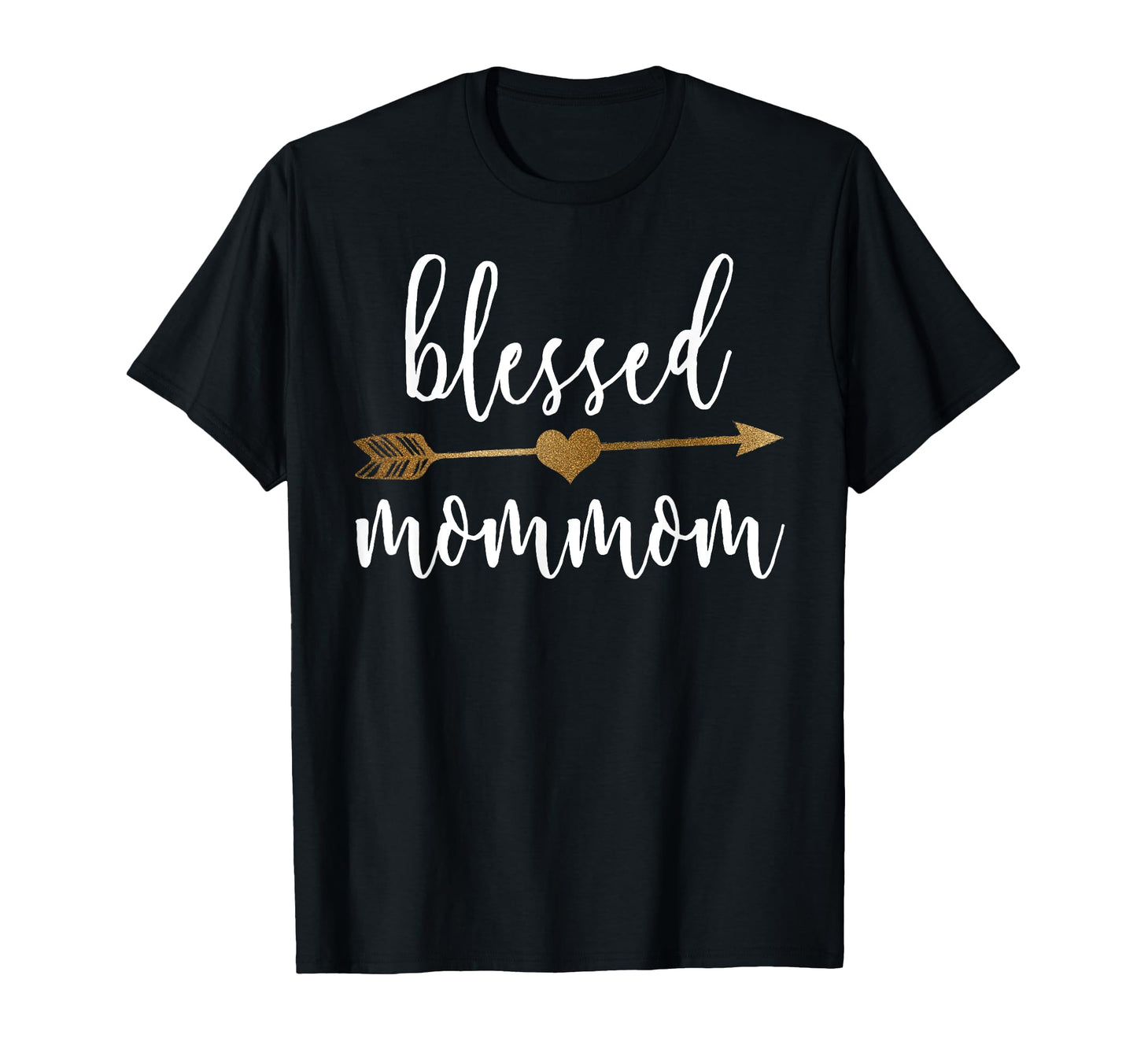 Gold Arrow Blessed Mommom Thanksgiving T-Shirt - Novelty Apparel Unisex - T-Shirt, Sweatshirt, Hoodie