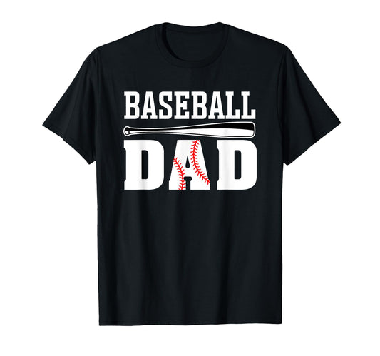 Baseball Dad Dad Baseball T-Shirt - Unique Graphic Men Women - T-Shirt, Sweatshirt, Hoodie