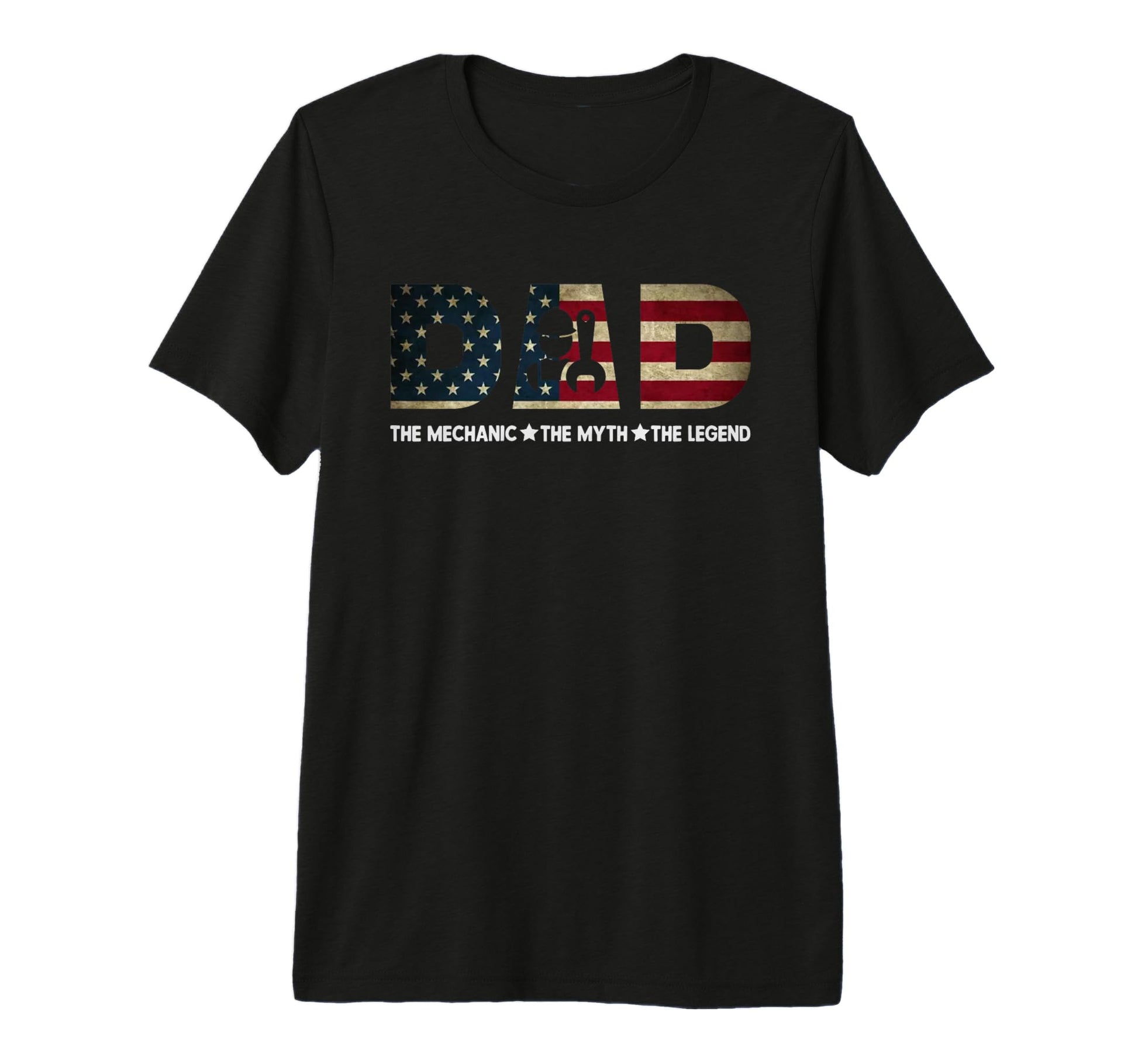 Mens Dad Mechanic Myth Legend T-Shirt - Unique Graphic Men Women - T-Shirt, Sweatshirt, Hoodie