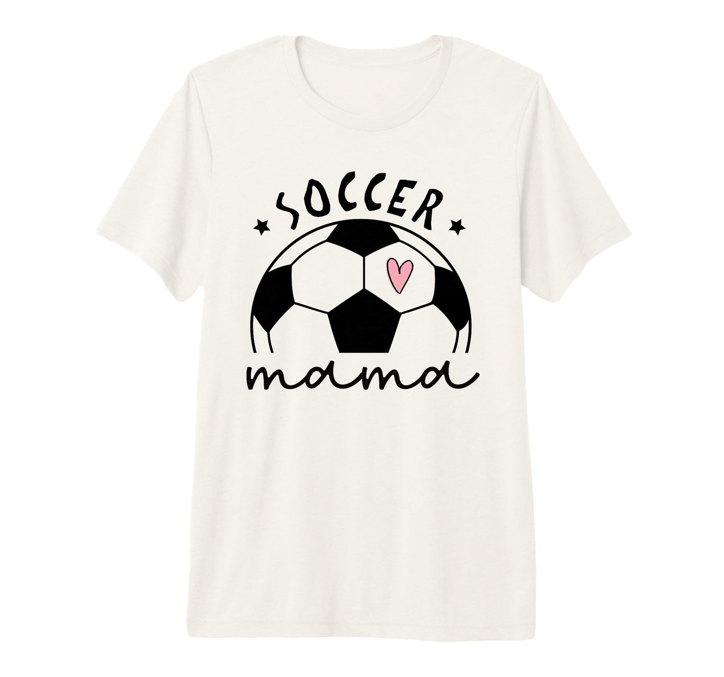 Soccer Mama Heart Ball Game Day T-Shirt - Unique Graphic for Adults - T-Shirt, Sweatshirt, Hoodie
