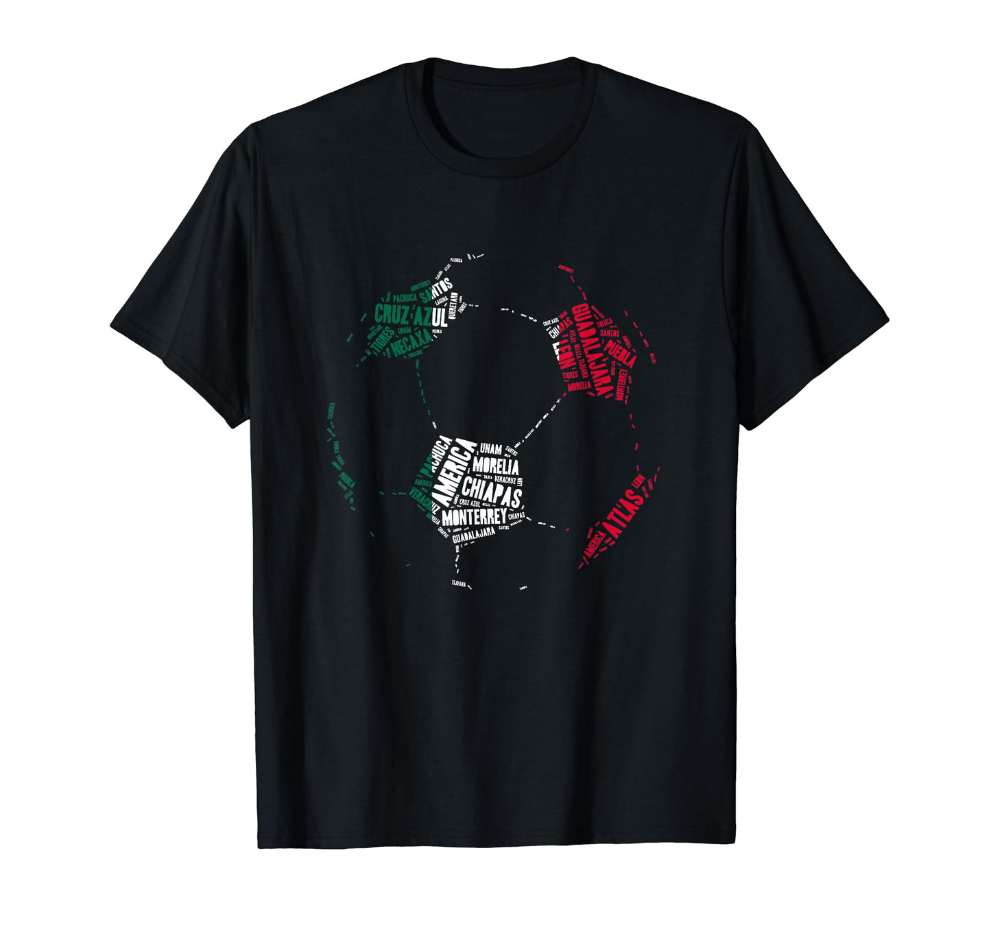 Camiseta Equipos De Futbol Mexico T-Shirt - Custom Art Print for Adults - T-Shirt, Sweatshirt, Hoodie