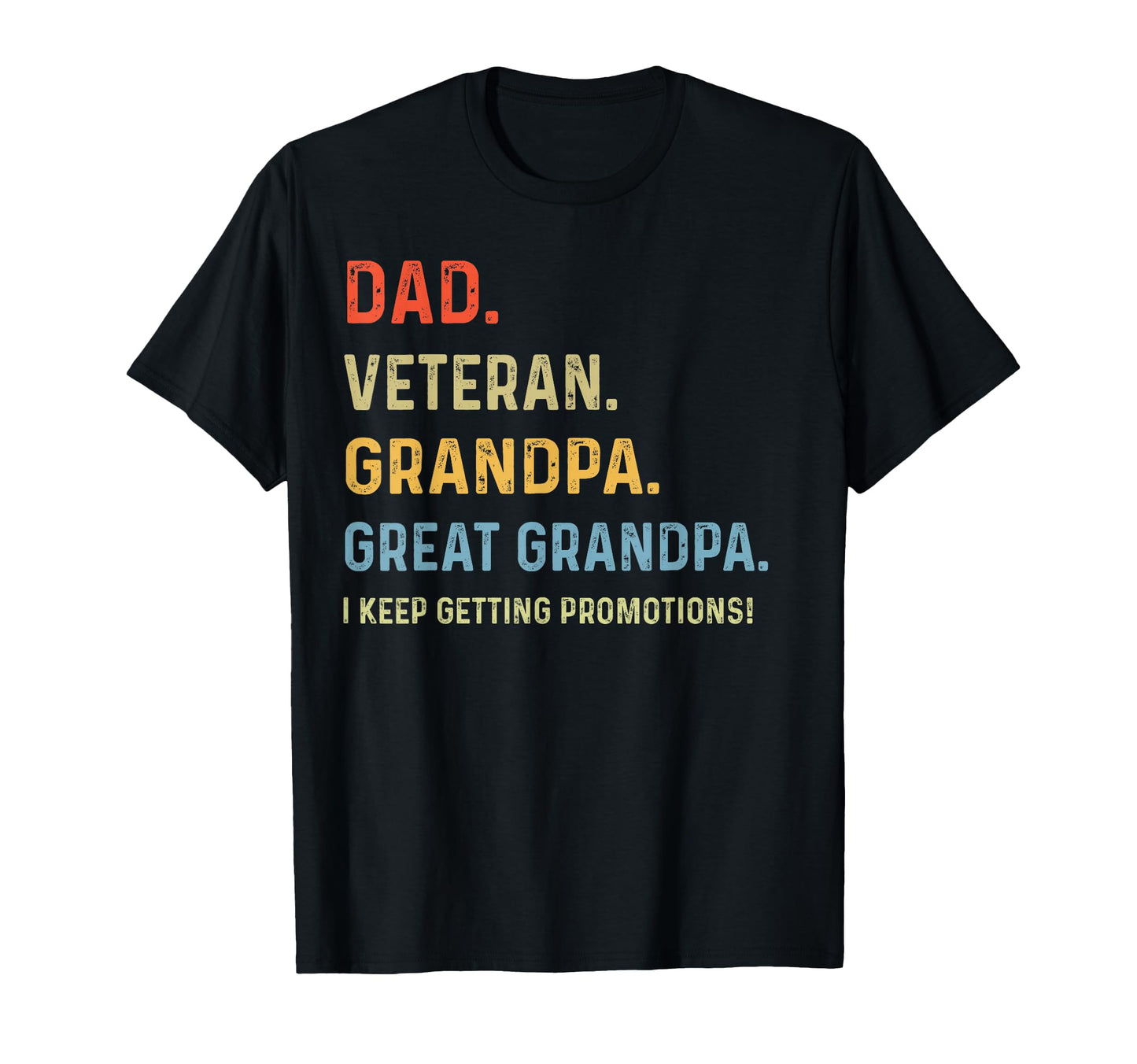 Fathers Day Dad Veteran Funny T-Shirt - Fun Novelty Design for Adults - T-Shirt, Sweatshirt, Hoodie