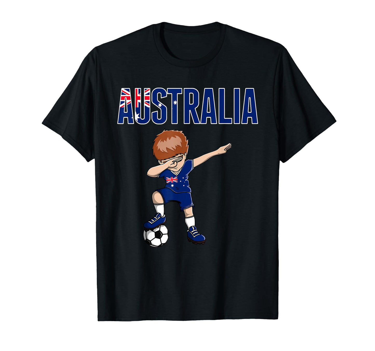 Dabbing Soccer Australia Soccer Fans T-Shirt - Trendy Graphic Men Women - T-Shirt, Sweatshirt, Hoodie