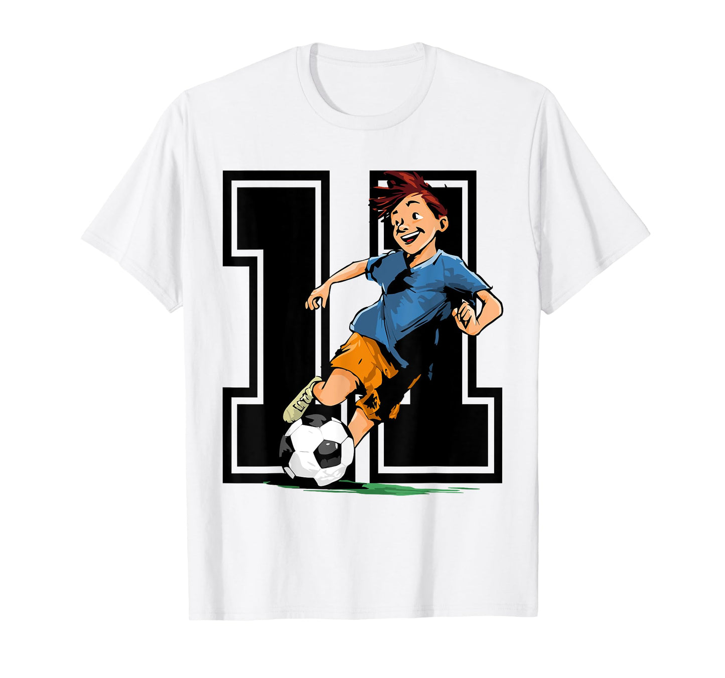 Soccer Birthday 11 Year Old 11Th T-Shirt - Fun Novelty Design Men Women - T-Shirt, Sweatshirt, Hoodie