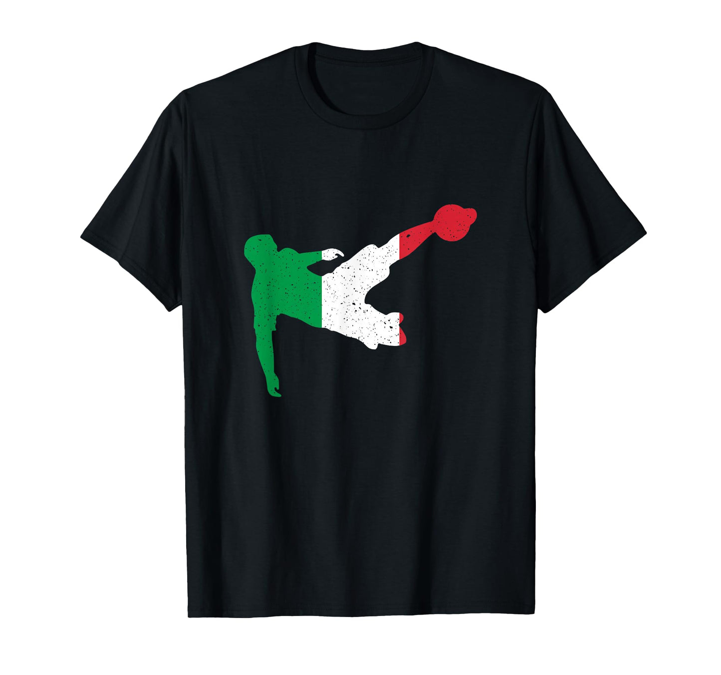 Italy Flag Football Soccer Player T-Shirt - Casual Everyday Wear Unisex - T-Shirt, Sweatshirt, Hoodie