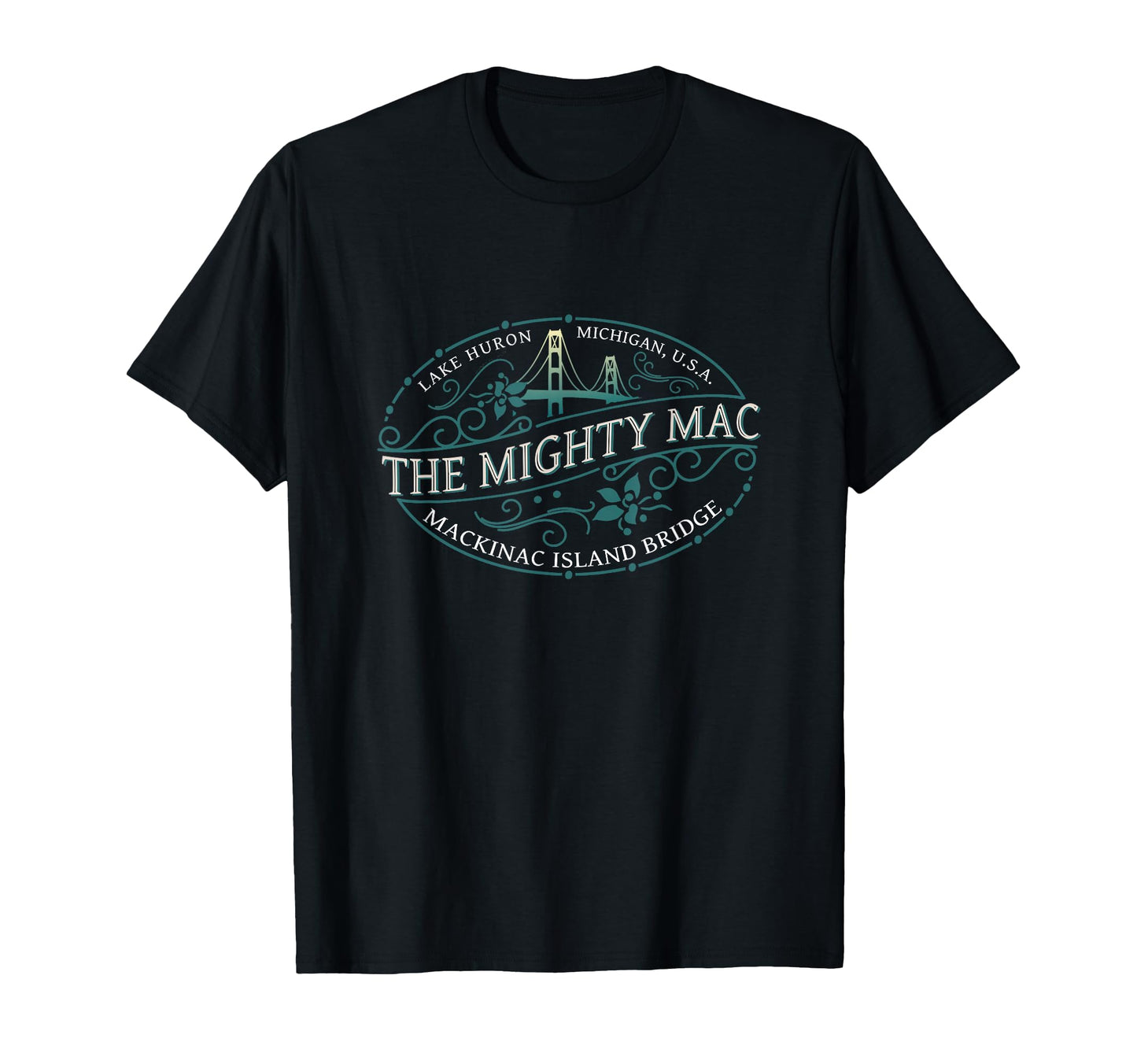 Mackinac Island Bridge Michigan Usa T-Shirt - Streetwear Style for Adults - T-Shirt, Sweatshirt, Hoodie