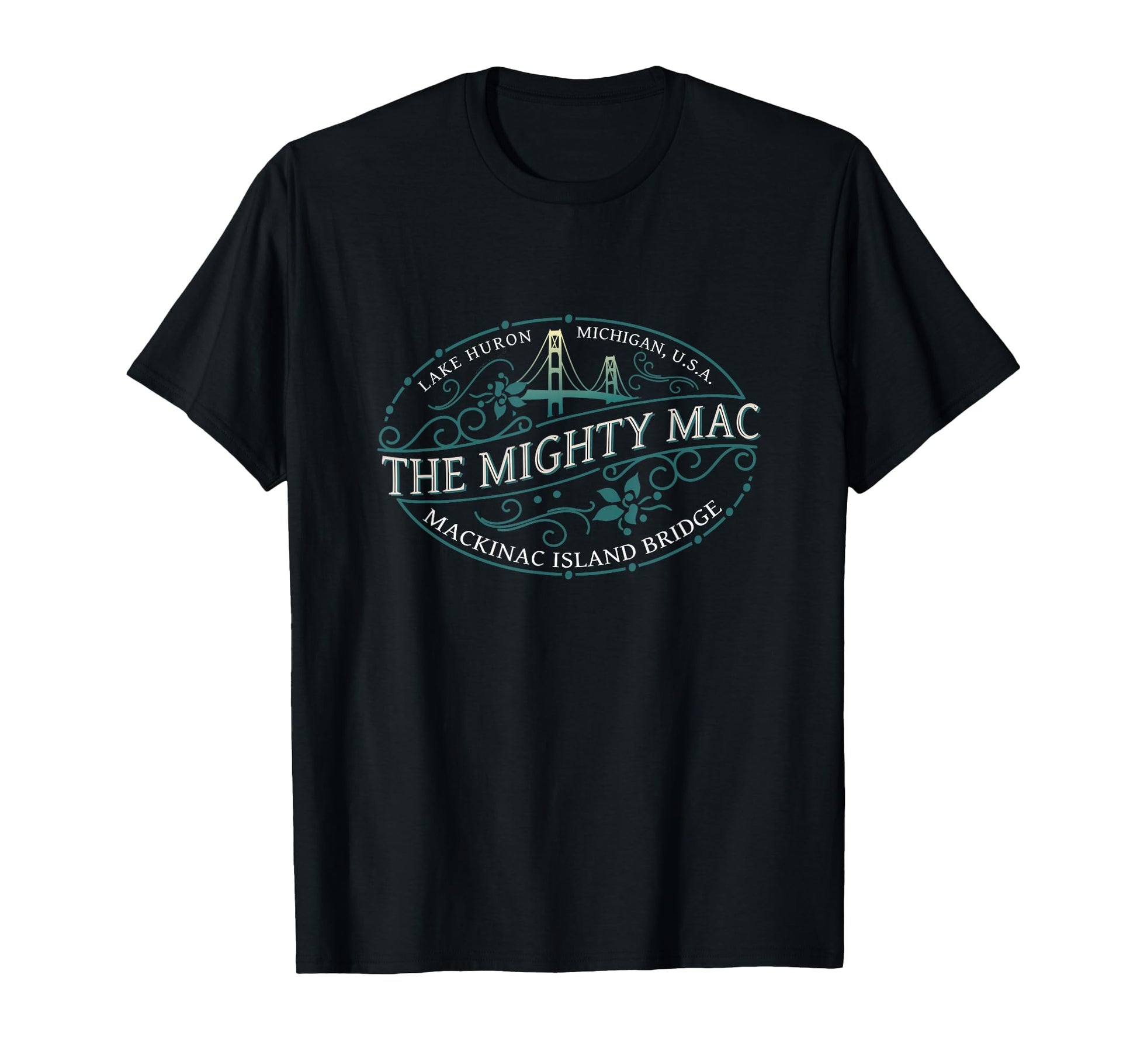 Mackinac Island Bridge Michigan Usa T-Shirt - Streetwear Style for Adults - T-Shirt, Sweatshirt, Hoodie
