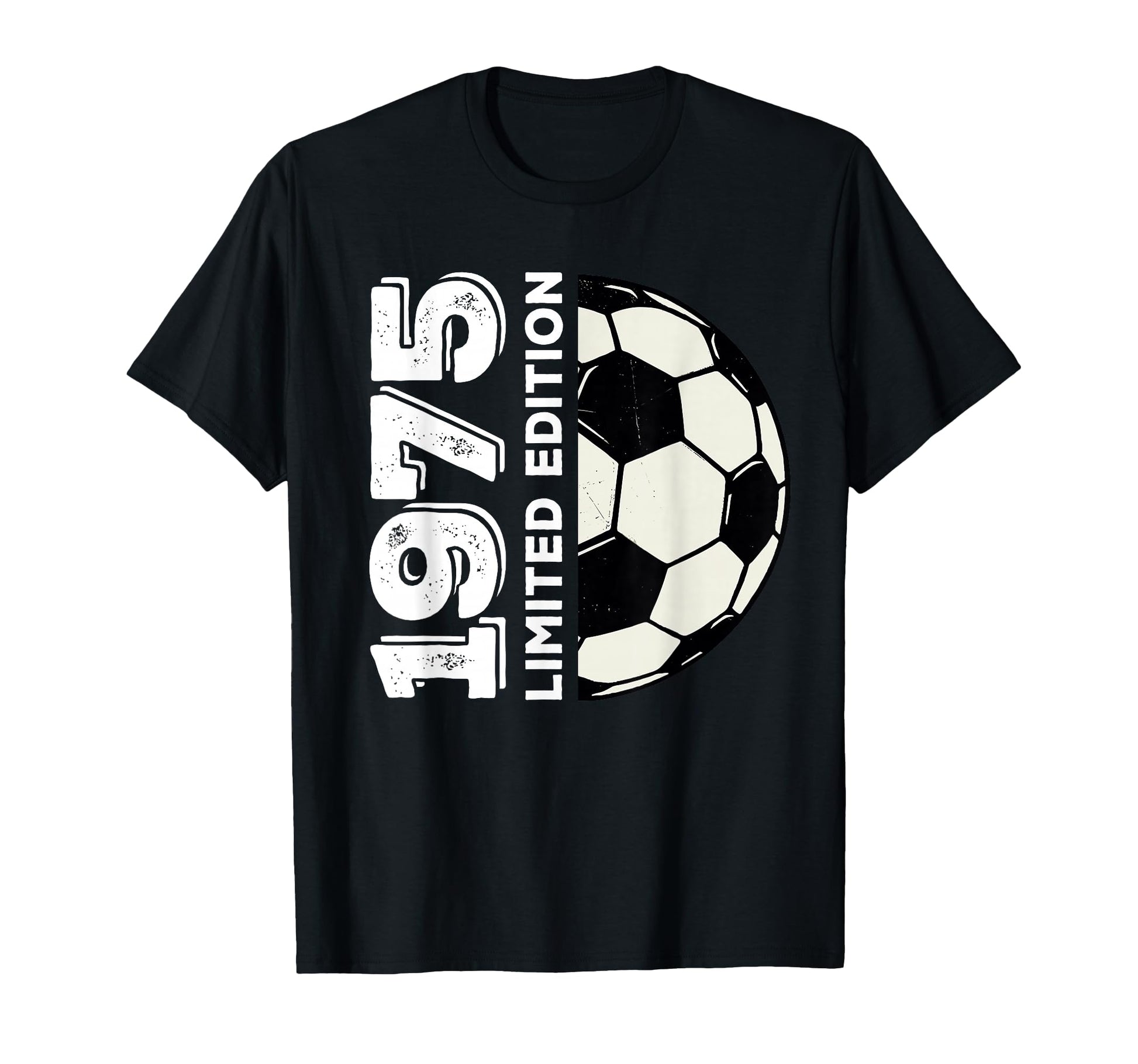 1975 50Th Birthday Soccer Lovers T-Shirt - Minimalist Print for Adults - T-Shirt, Sweatshirt, Hoodie