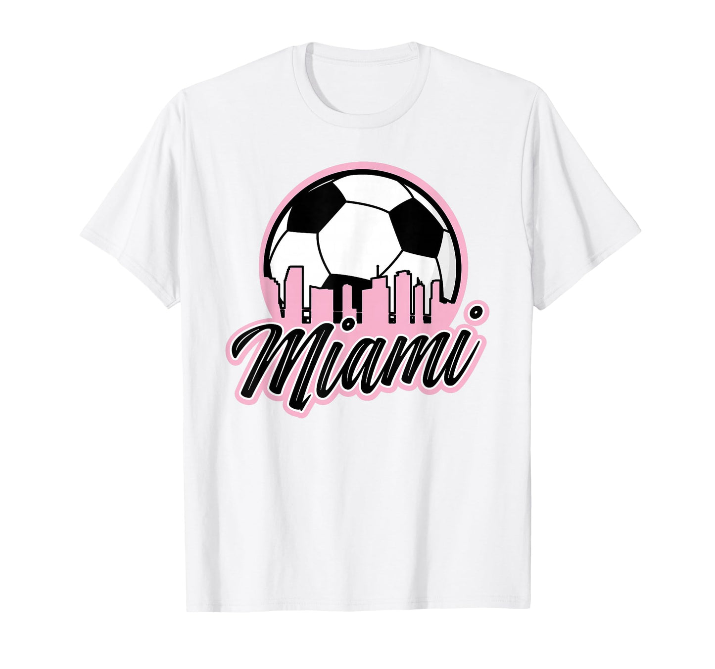 Miami Soccer Fans Related Products T-Shirt - Minimalist Print Unisex - T-Shirt, Sweatshirt, Hoodie