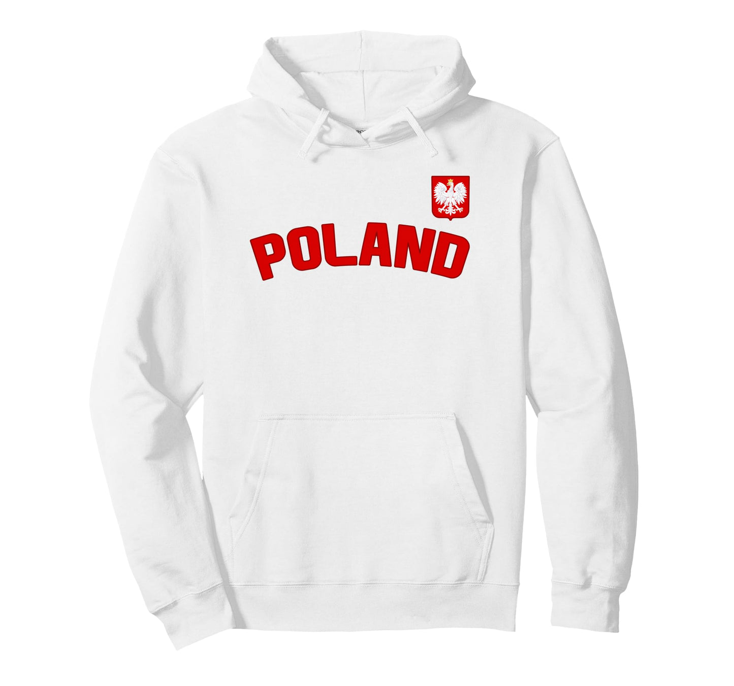 Poland Flag Polish Pride Polska Hoodie - Novelty Apparel for Adults - T-Shirt, Sweatshirt, Hoodie