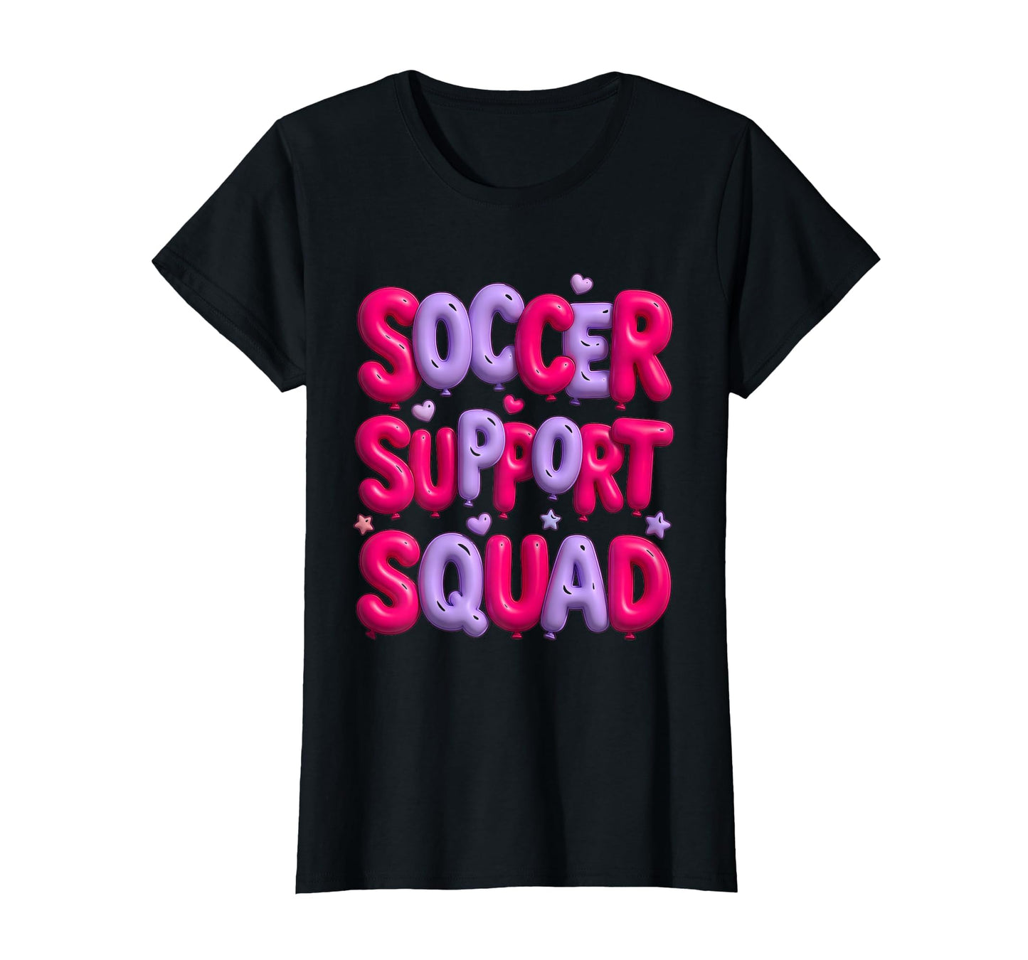 Soccer Support Squad Proud Soccer T-Shirt - Casual Everyday Wear Men Women - T-Shirt, Sweatshirt, Hoodie