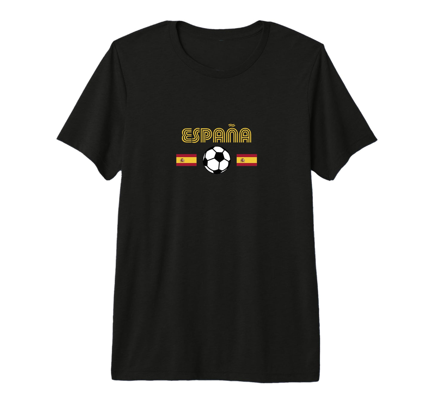 Spain Soccer Fans Related Products Tri Blend T-Shirt - Graphic Print Unisex - T-Shirt, Sweatshirt, Hoodie