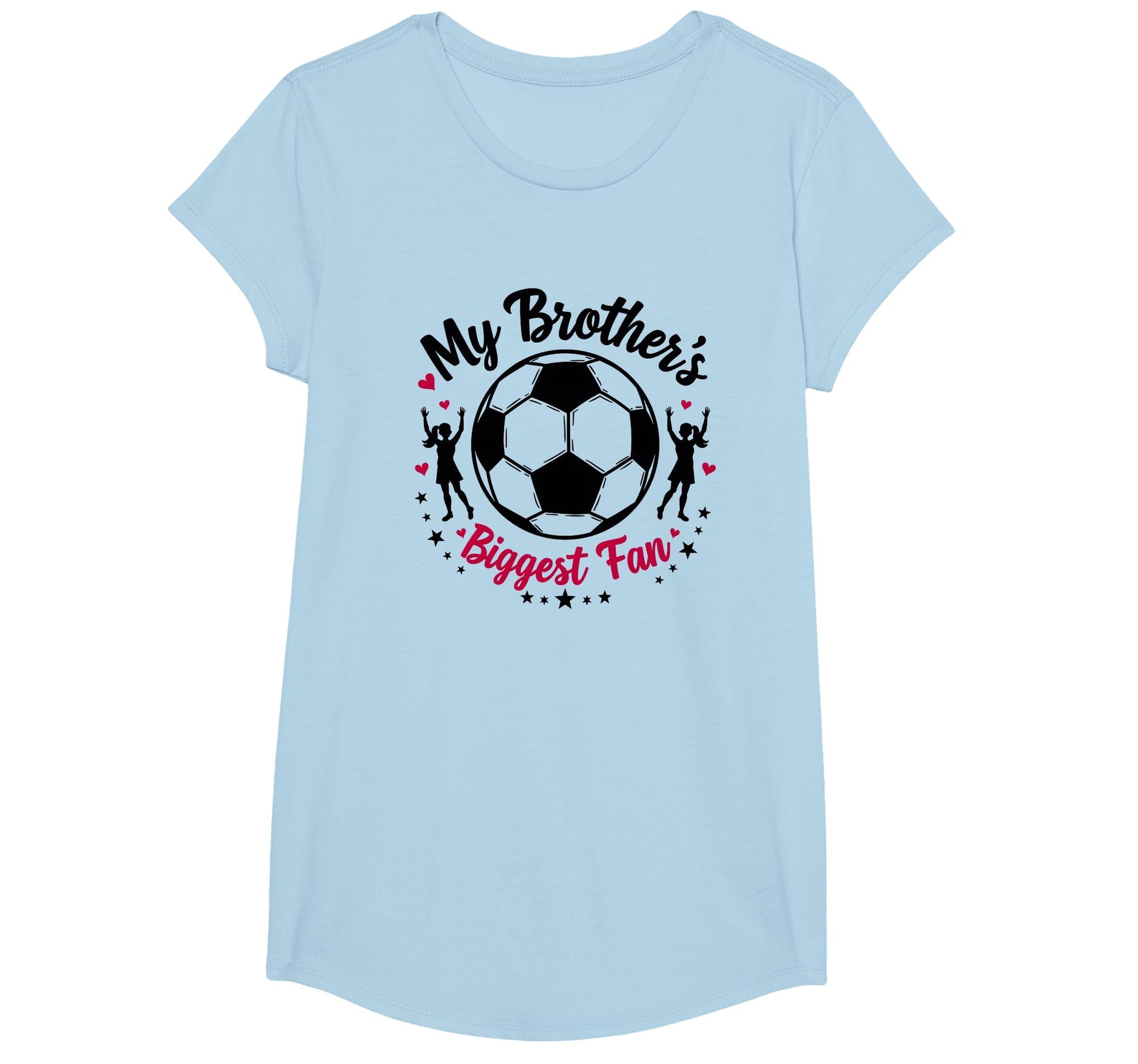 Soccer Sister My Brothers Biggest Fan T-Shirt - Graphic Print Men Women - T-Shirt, Sweatshirt, Hoodie